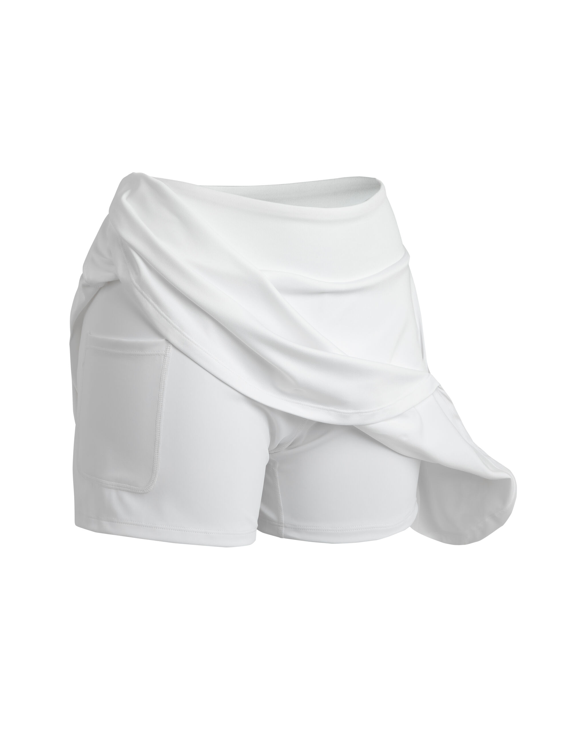 S797F Ladies Fitness Skort White