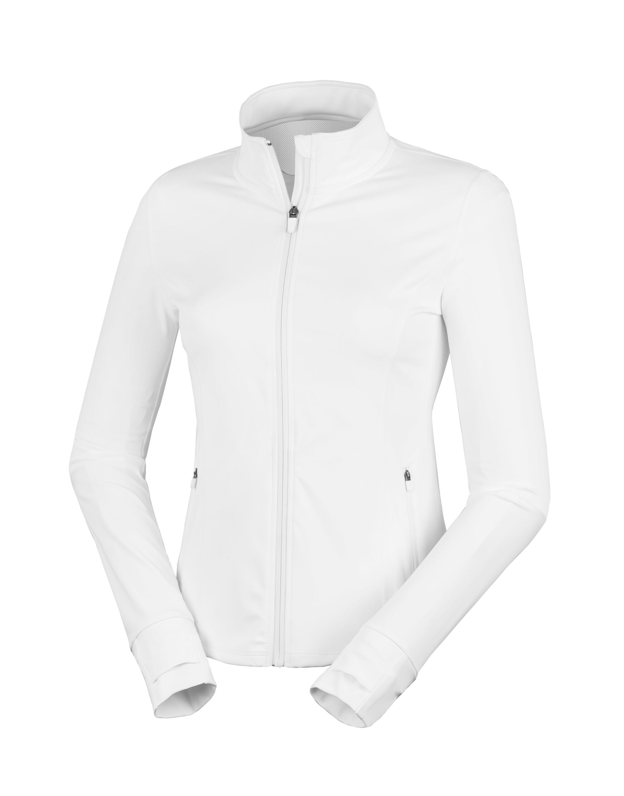 S798F Ladies Fitness Jacket White S798F Ladies Fitness Jacket White