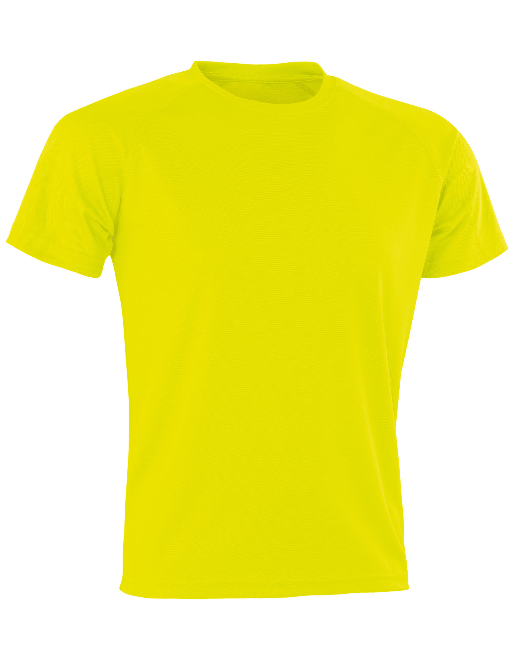 S287X Fluro Yellow Aircool Tee S287X Fluro Yellow Aircool Tee
