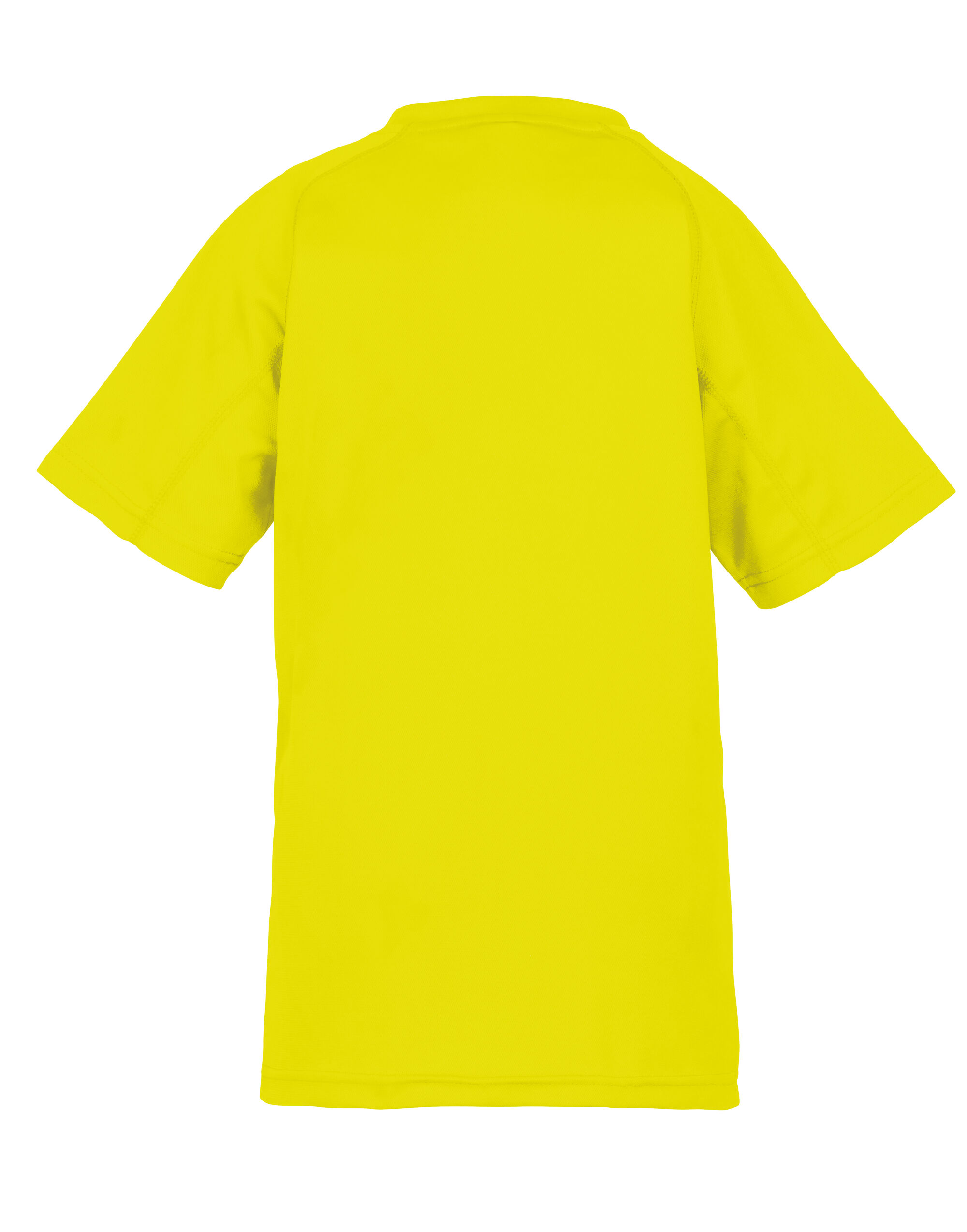 S287J Floro Yellow Junior Performance Aircool Tee