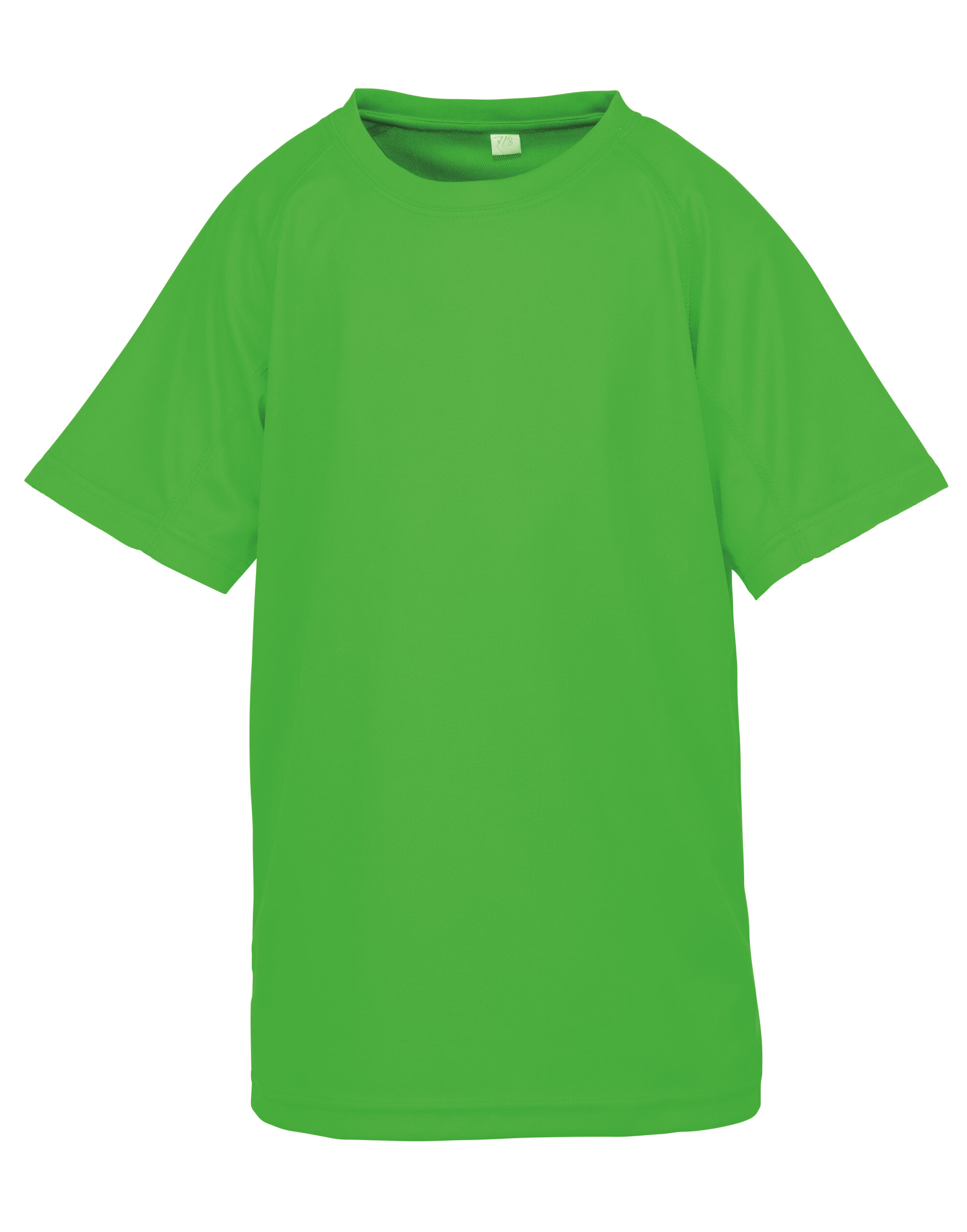 S287J Floro Green Junior Performance Aircool Tee S287J Floro Green Junior Performance Aircool Tee