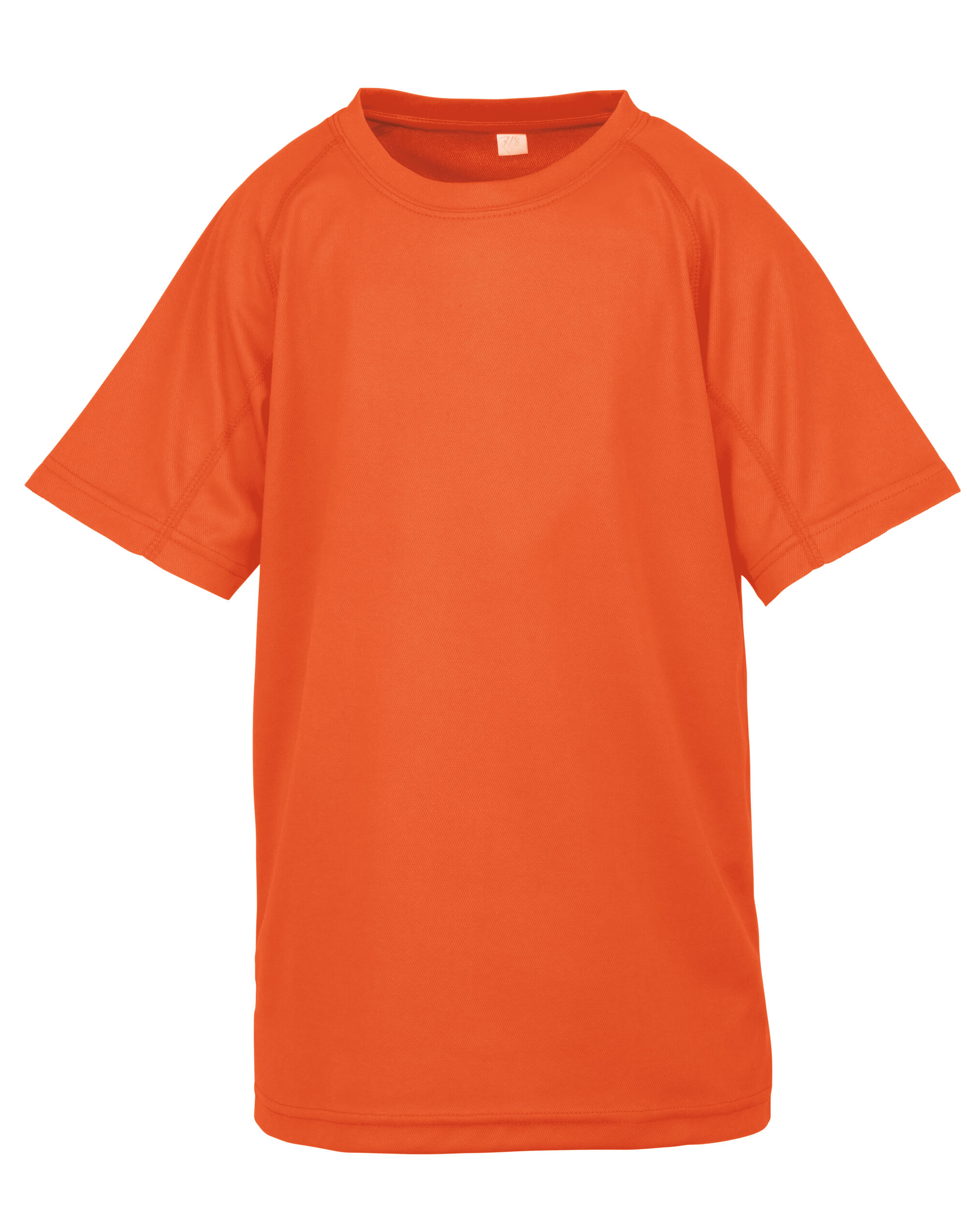 S287J Floro Orange Junior Performance Aircool Tee
