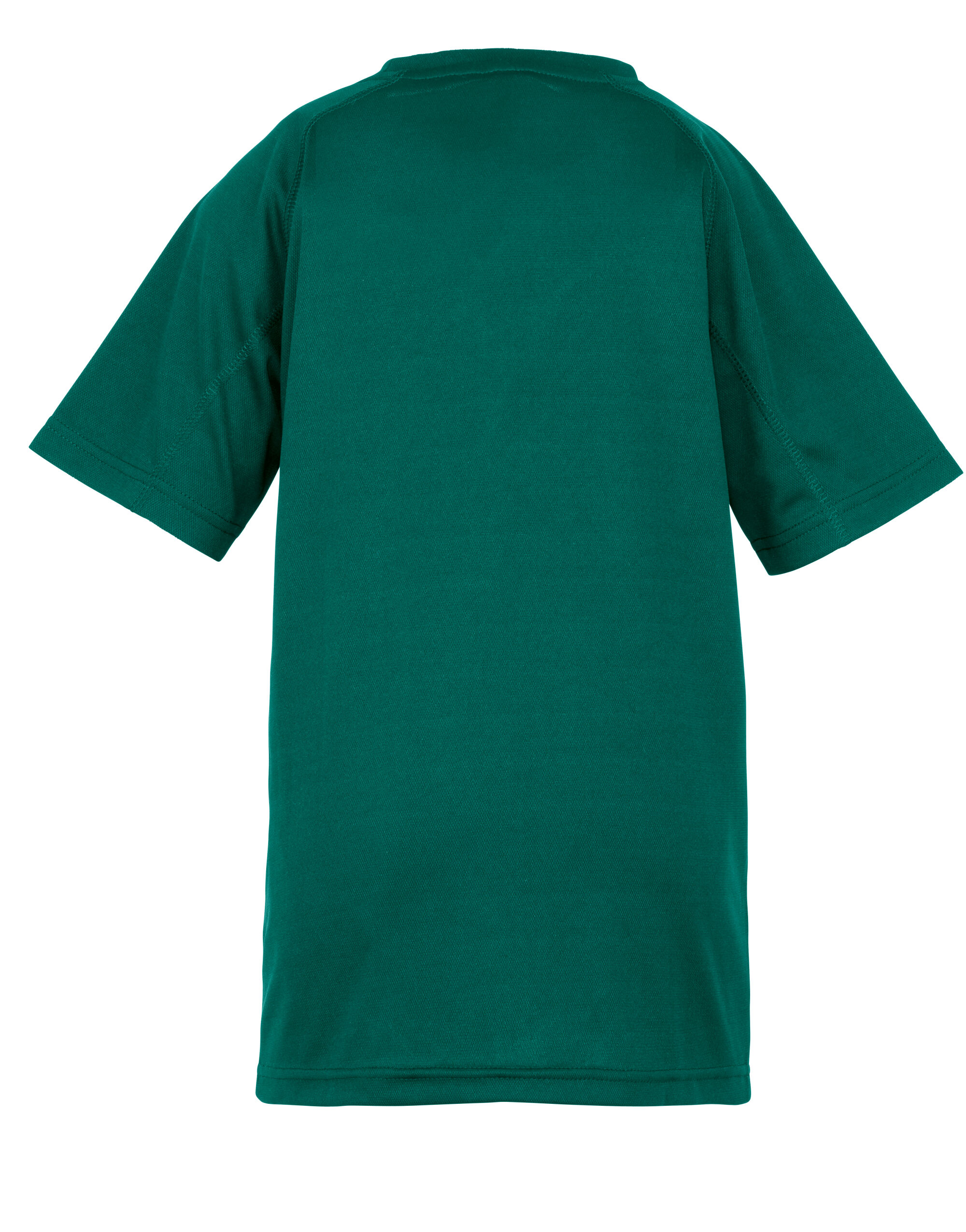 S287J Bottle Green Junior Performance Aircool Tee
