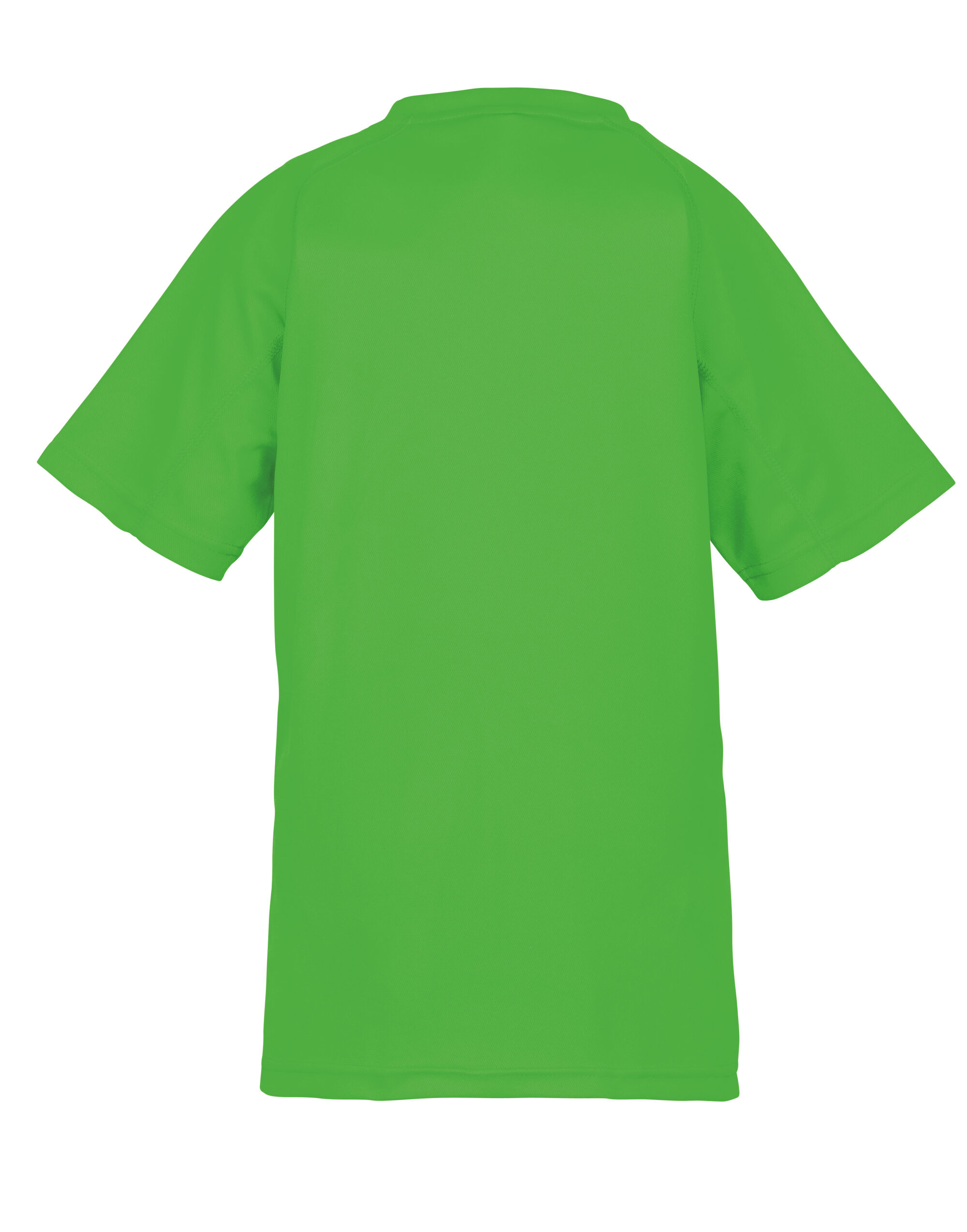 S287J Floro Green Junior Performance Aircool Tee