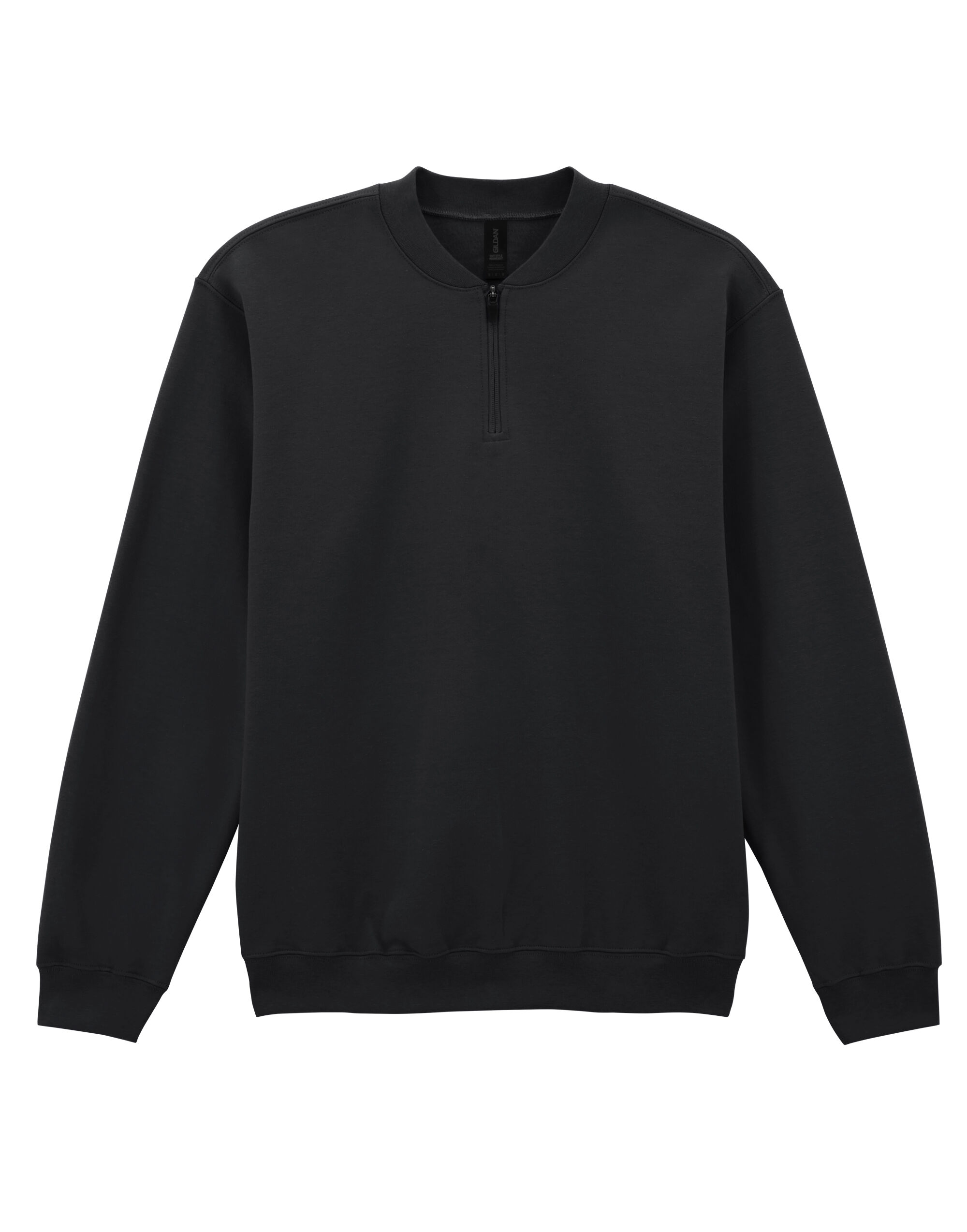 SF008 Softstyle Midweight 1/4 Zip Sweatshirt Black SF008 Softstyle Midweight 1/4 Zip Sweatshirt Black