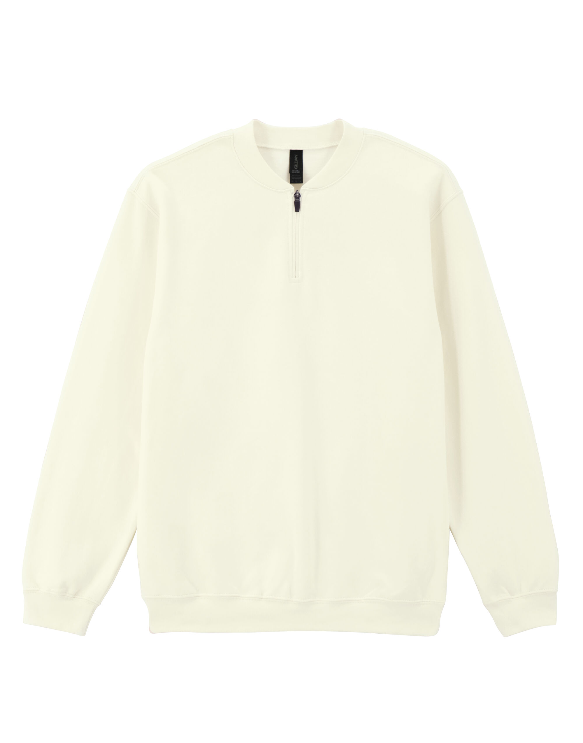 SF008 Softstyle Midweight 1/4 Zip Sweatshirt Off White SF008 Softstyle Midweight 1/4 Zip Sweatshirt Off White