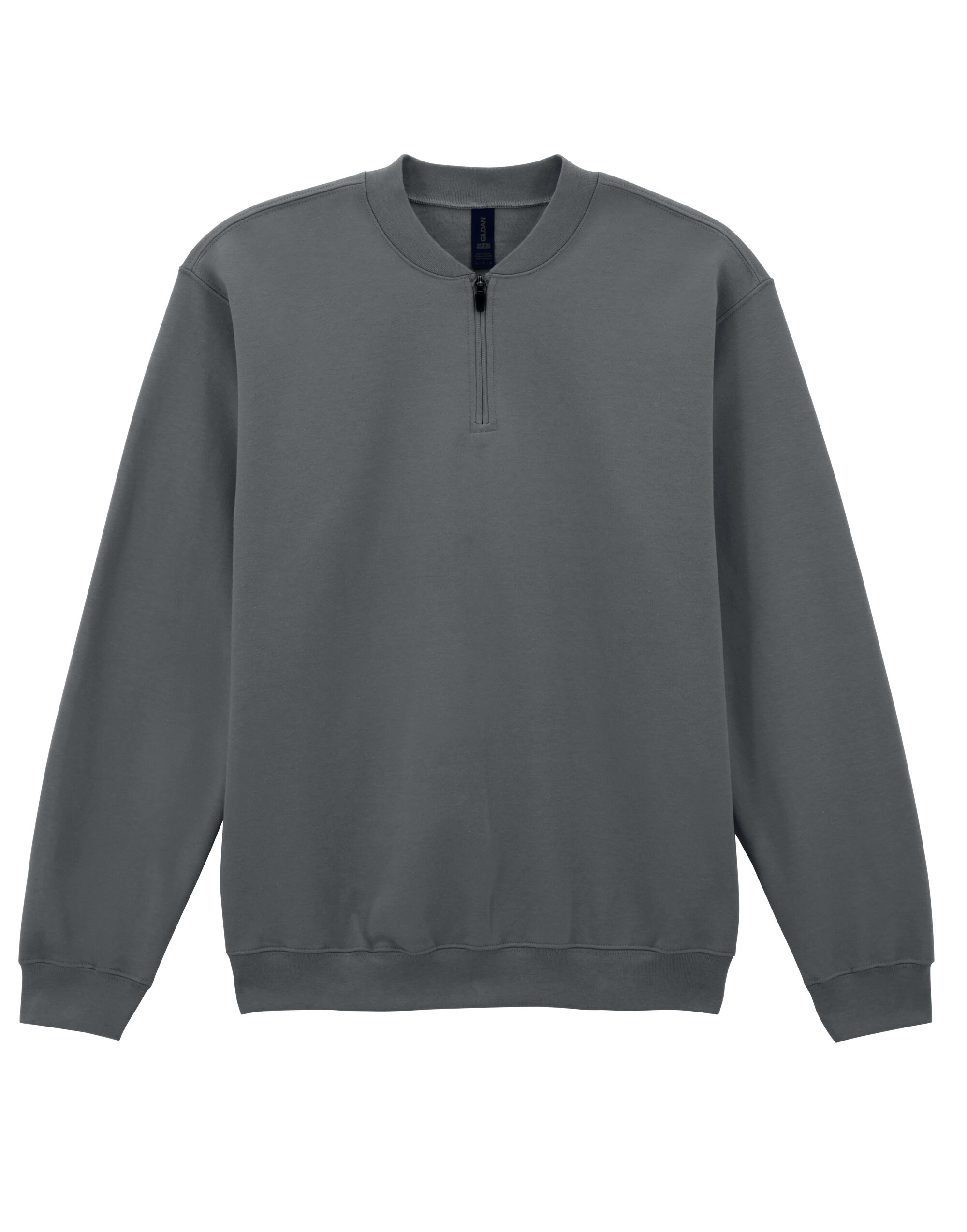 SF008 Softstyle Midweight 1/4 Zip Sweatshirt Charcoal