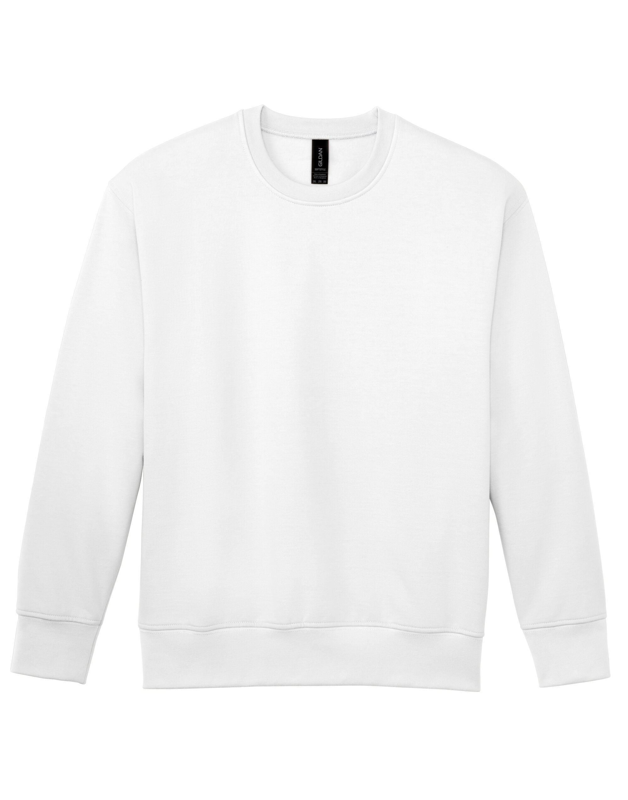 SF000 Softstyle Midweight Fleece Adult Crewneck White