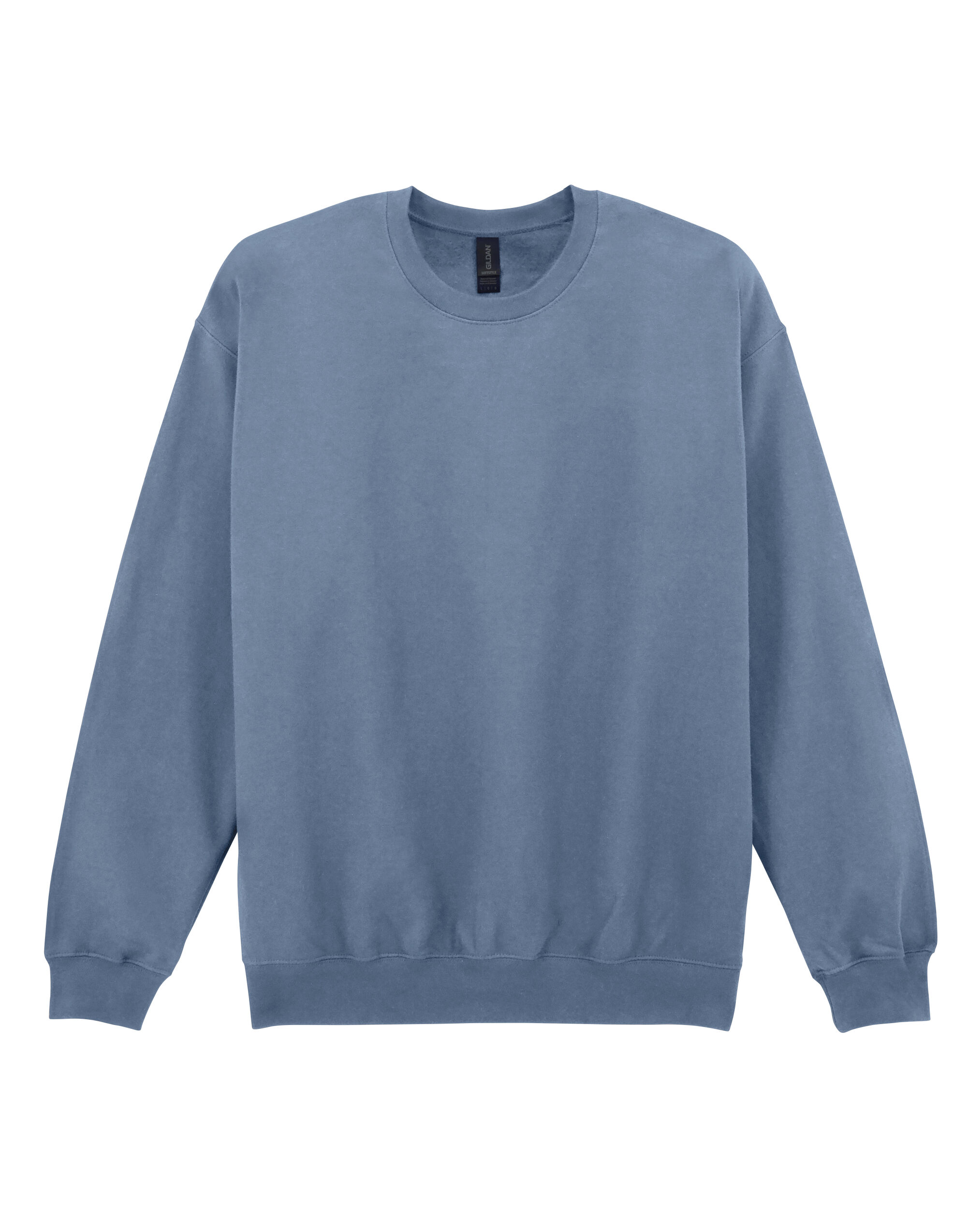 SF000 Softstyle Midweight Fleece Adult Crewneck Stone Blue