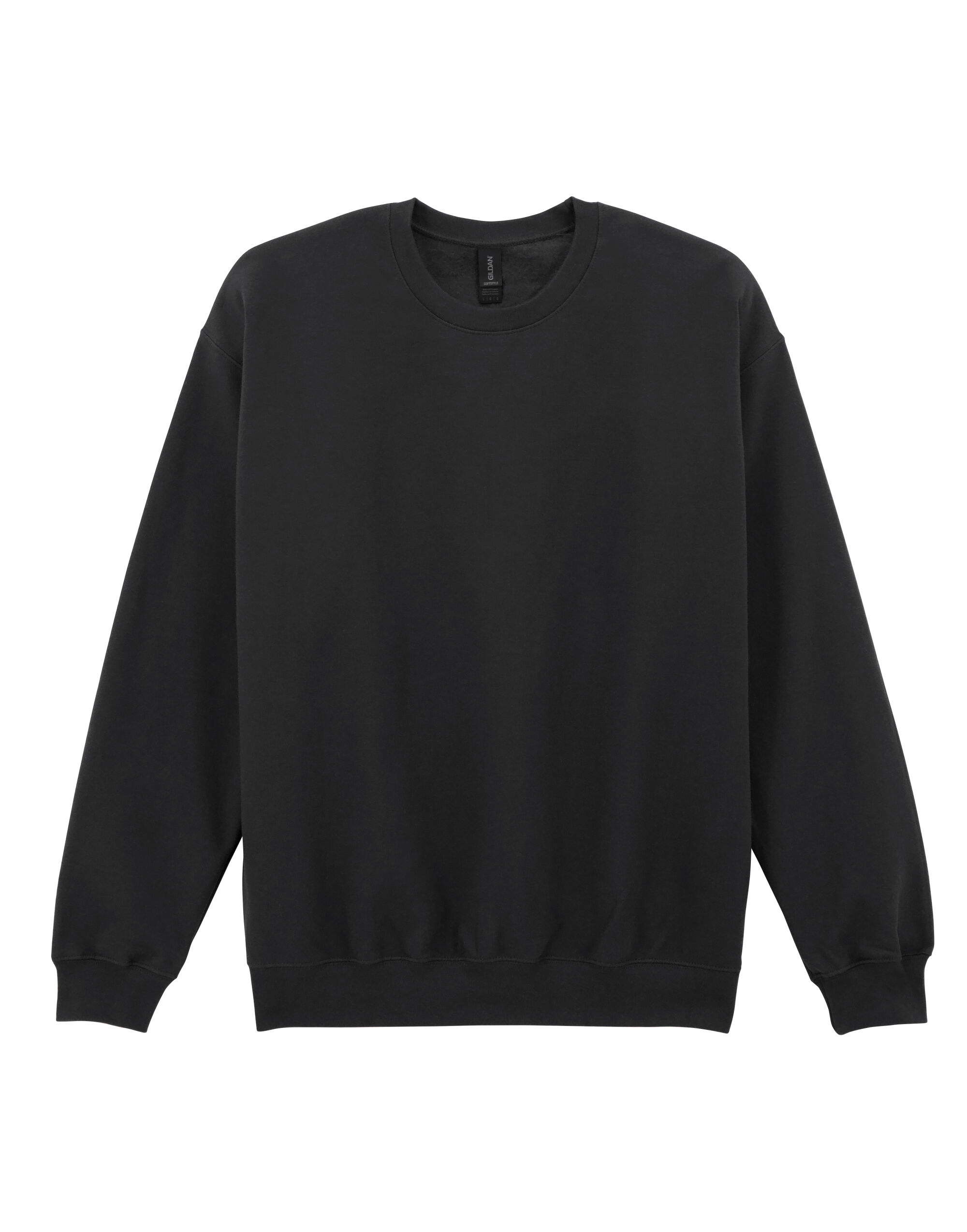 SF000 Softstyle Midweight Fleece Adult Crewneck Black