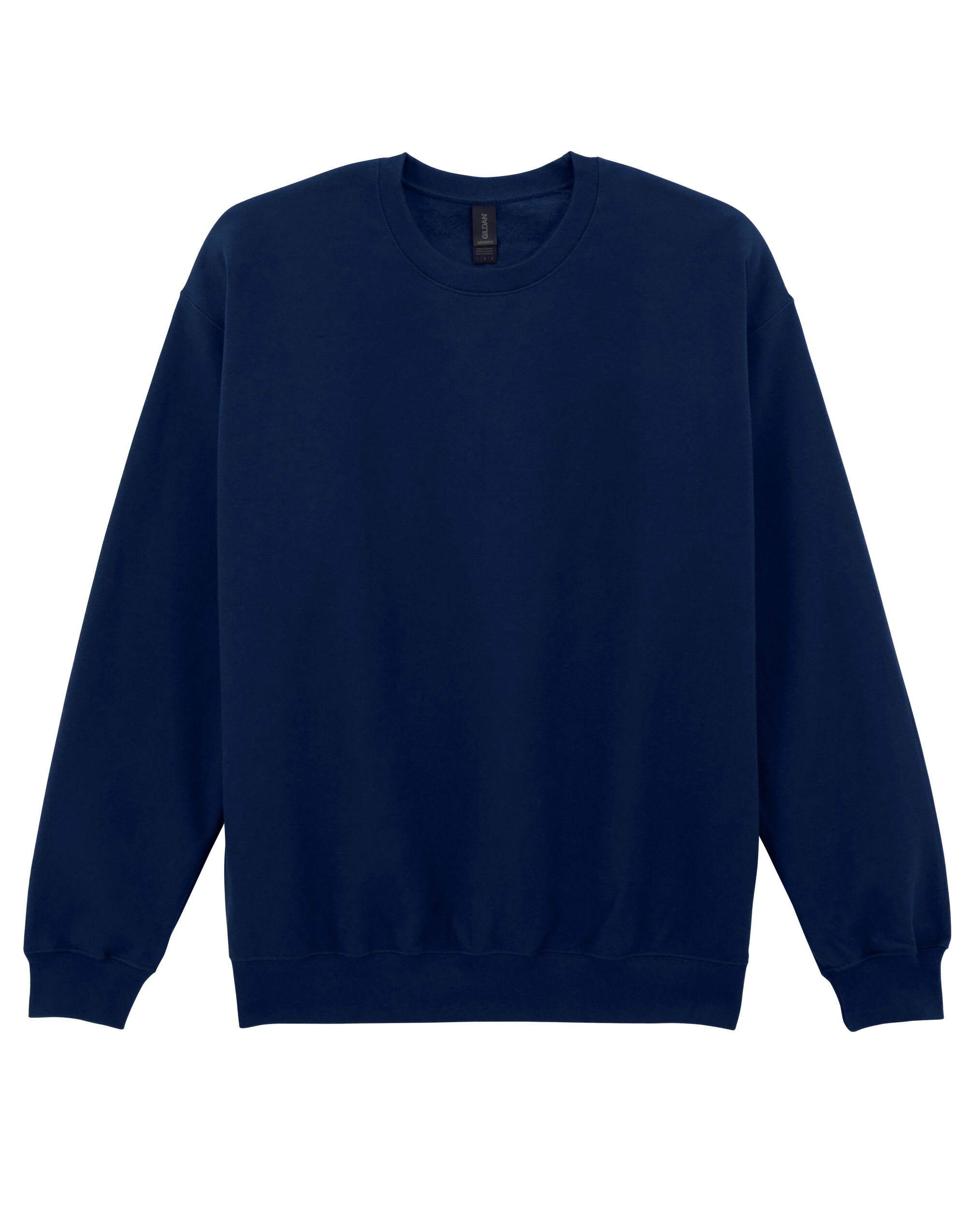 SF000 Softstyle Midweight Fleece Adult Crewneck Navy Blue SF000 Softstyle Midweight Fleece Adult Crewneck Navy Blue