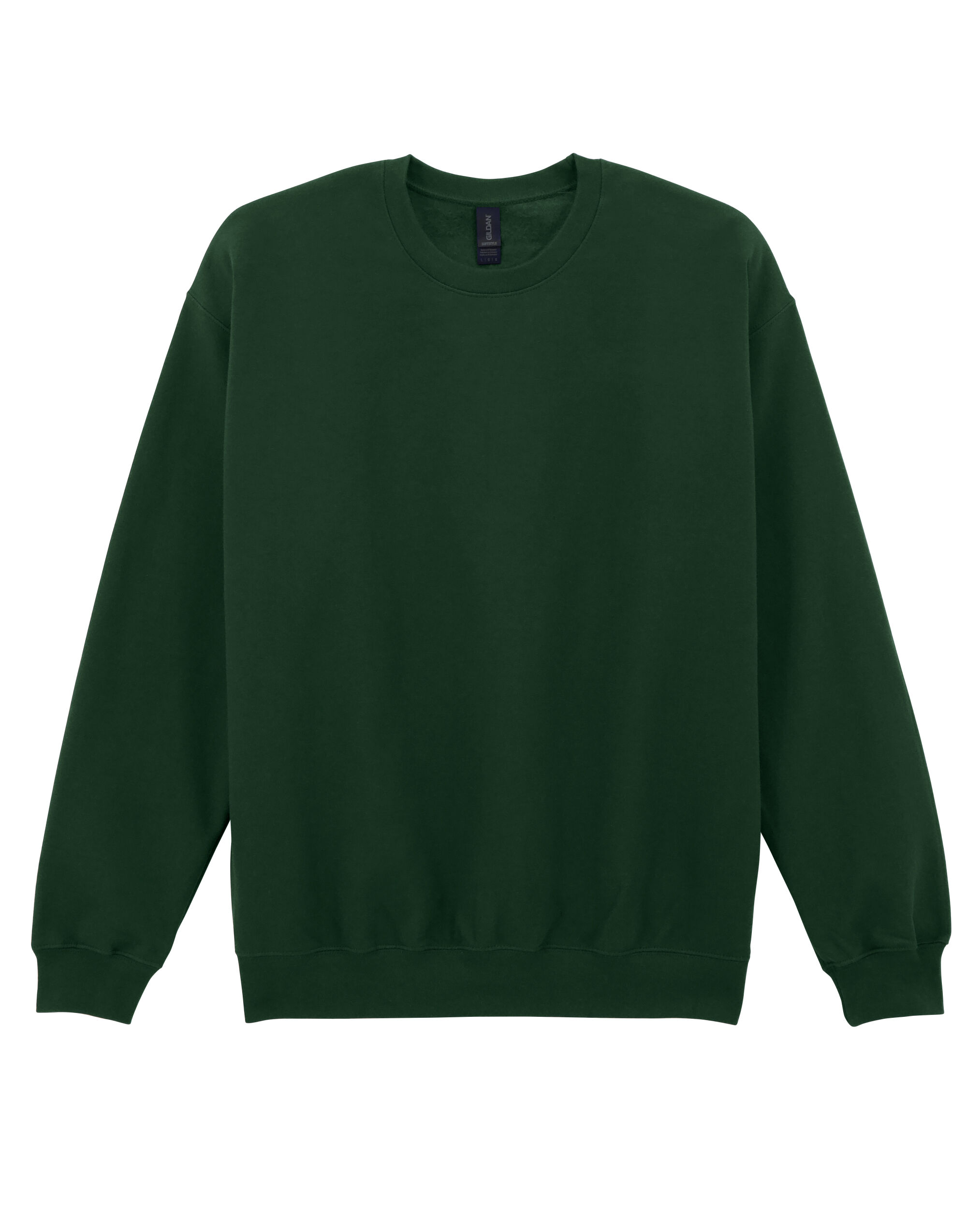 SF000 Softstyle Midweight Fleece Adult Crewneck Forest Green