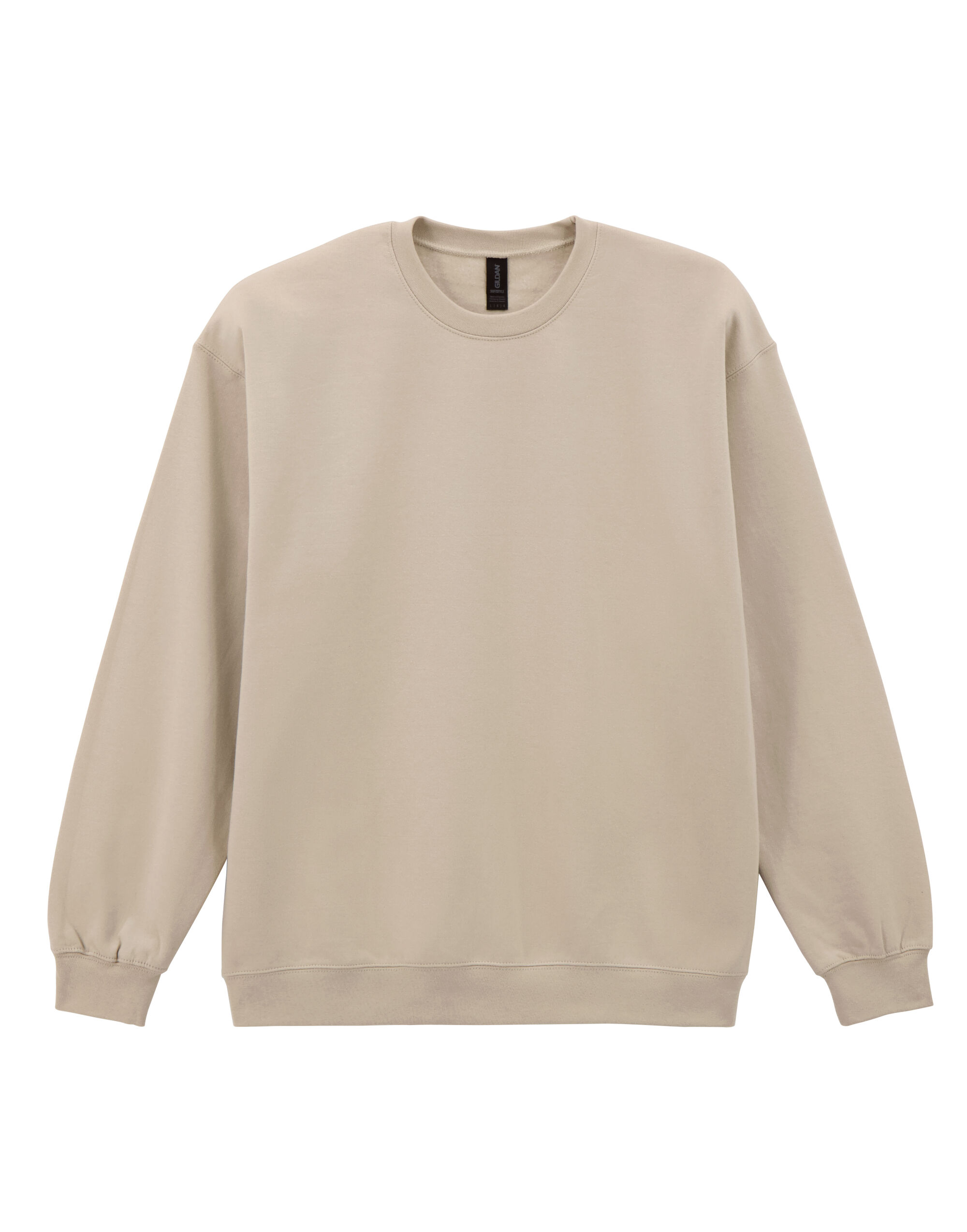 SF000 Softstyle Midweight Fleece Adult Crewneck Sand