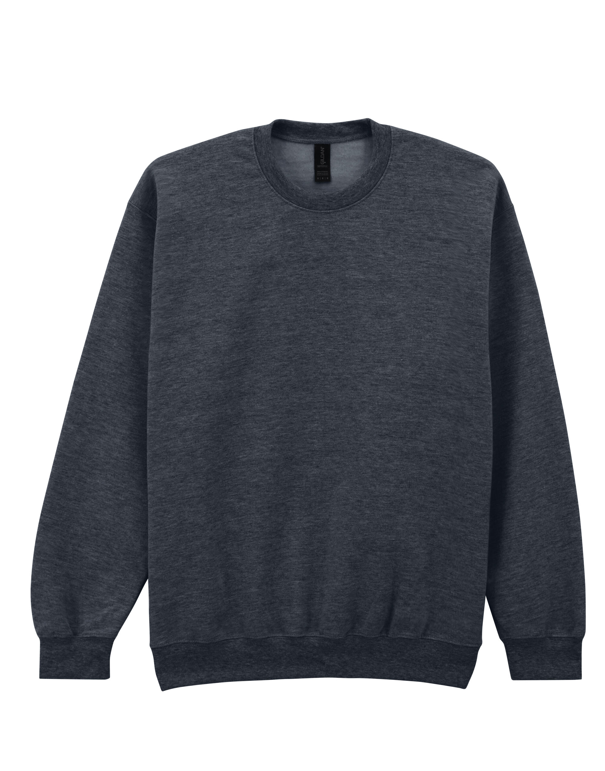 SF000 Dark Heather Softstyle Midweight Fleece Adult Crewneck SF000 Dark Heather Softstyle Midweight Fleece Adult Crewneck