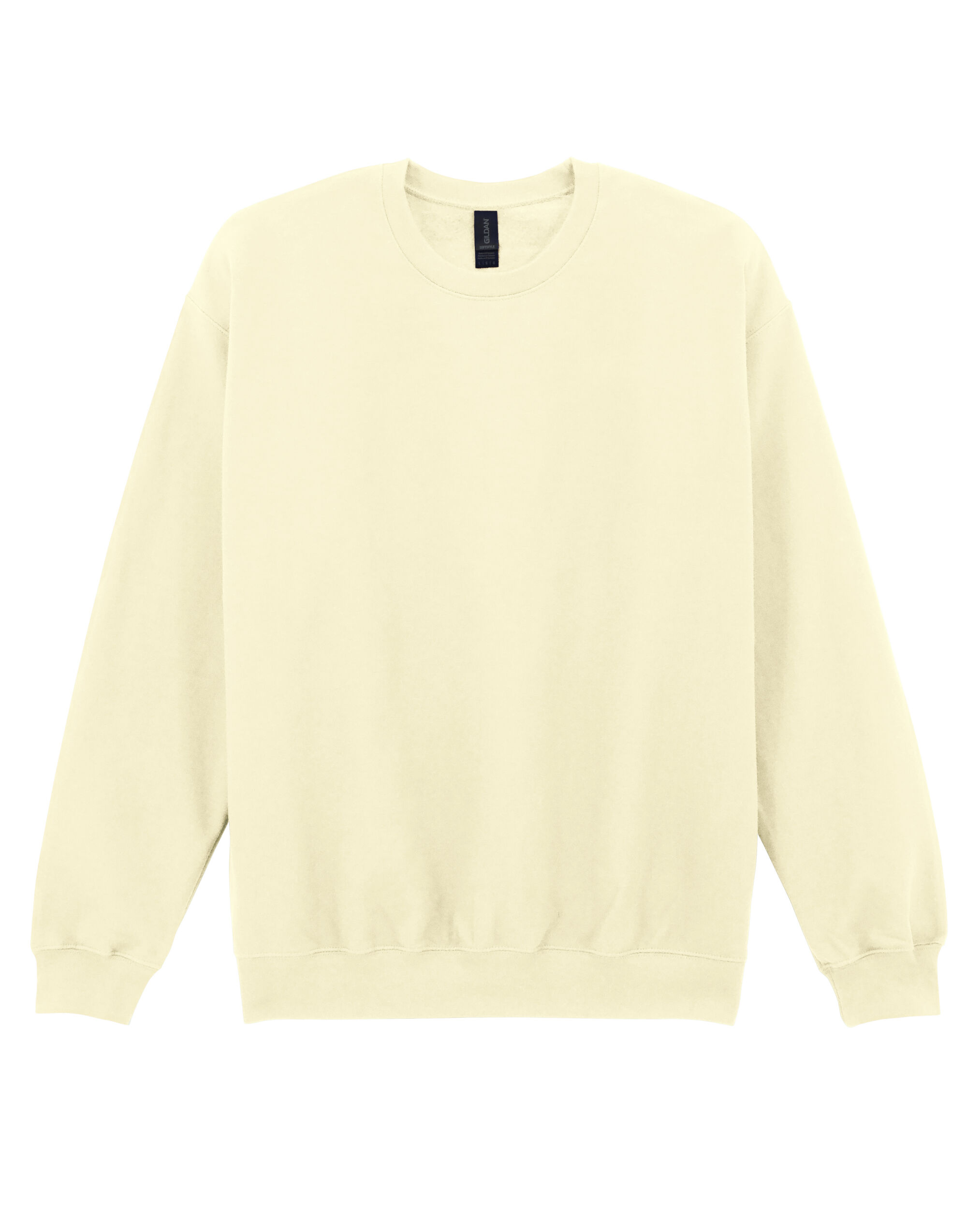 SF000 Off White Softstyle Midweight Fleece Adult Crewneck SF000 Off White Softstyle Midweight Fleece Adult Crewneck