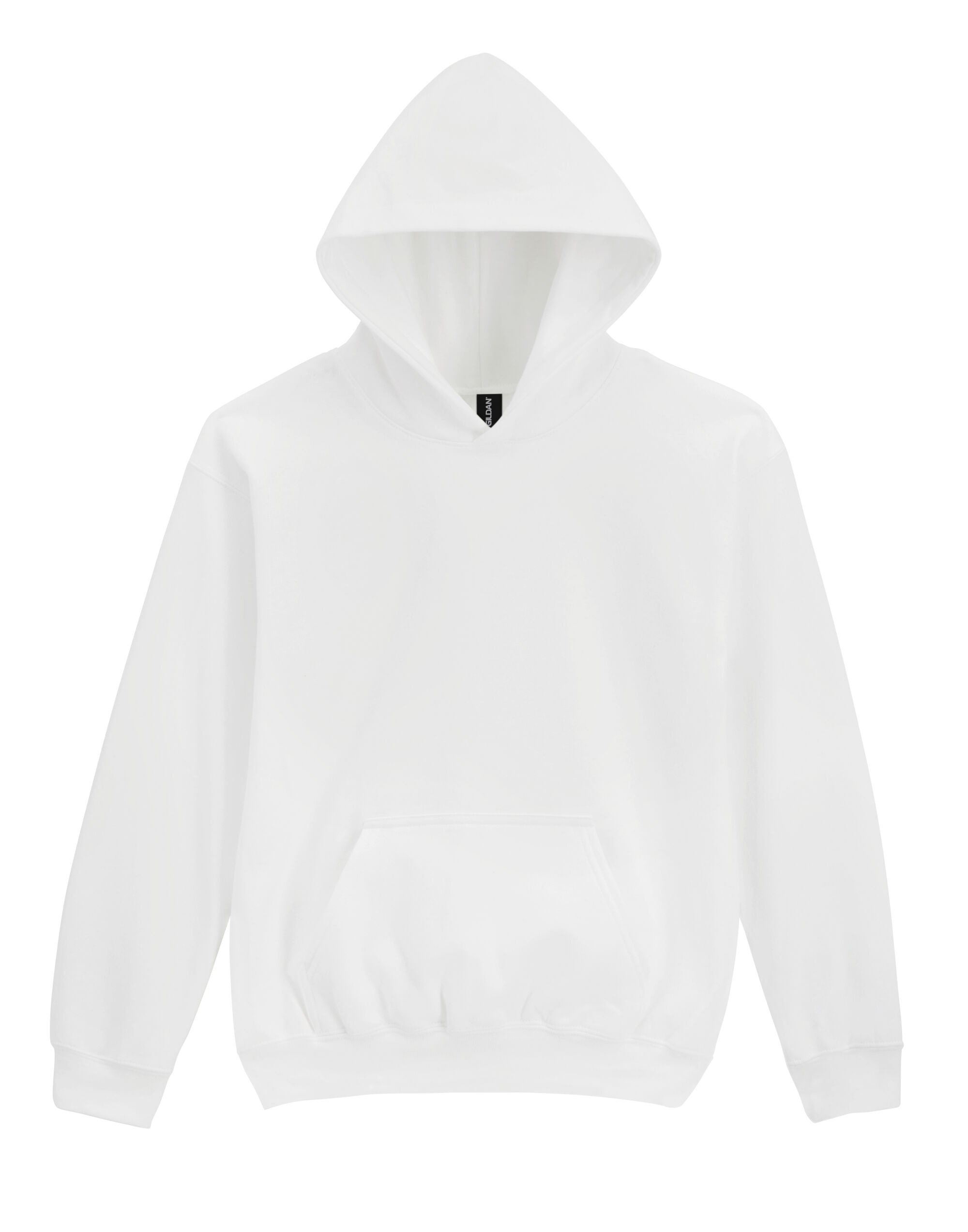 SF500B Softstyle Midweight Fleece Youth Hoodie White