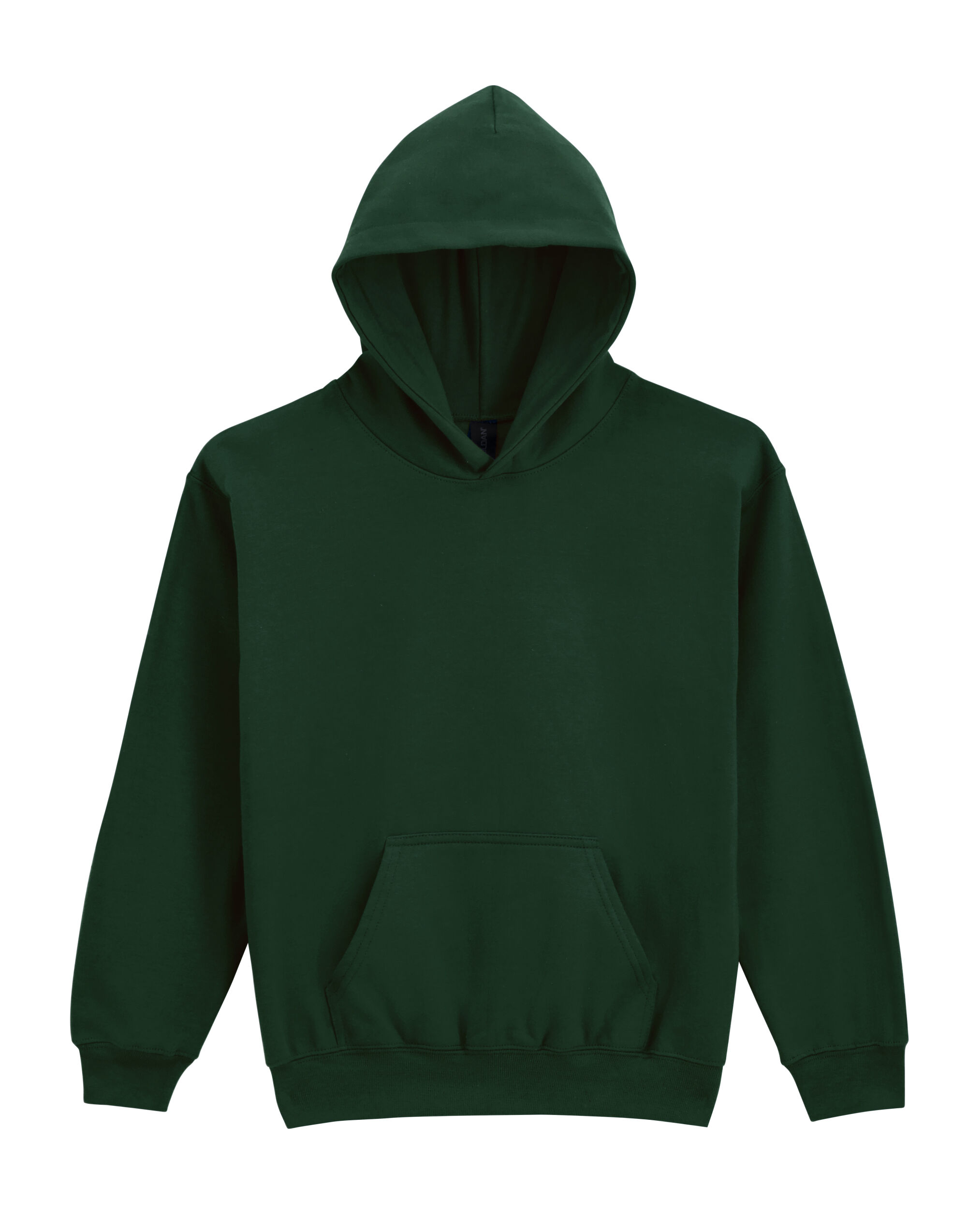 SF500B Softstyle Midweight Fleece Youth Hoodie Forest Green