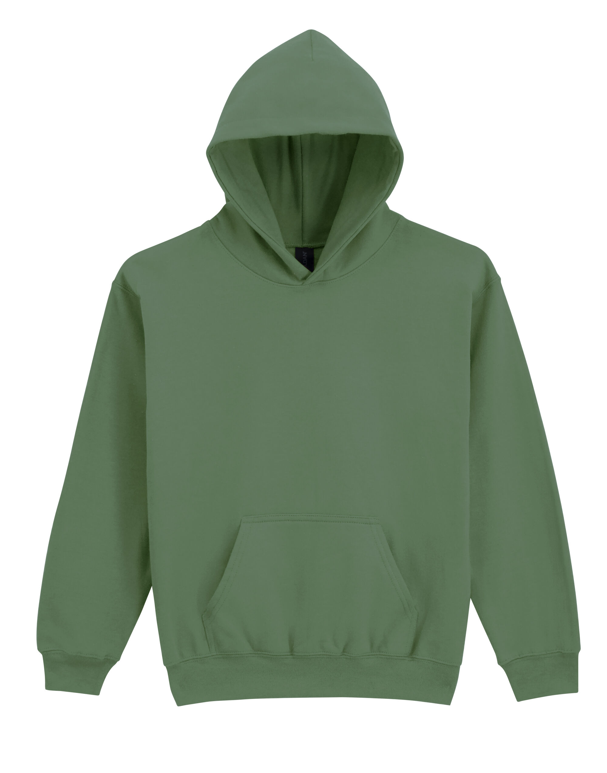 SF500B Softstyle Midweight Fleece Youth Hoodie Military Green