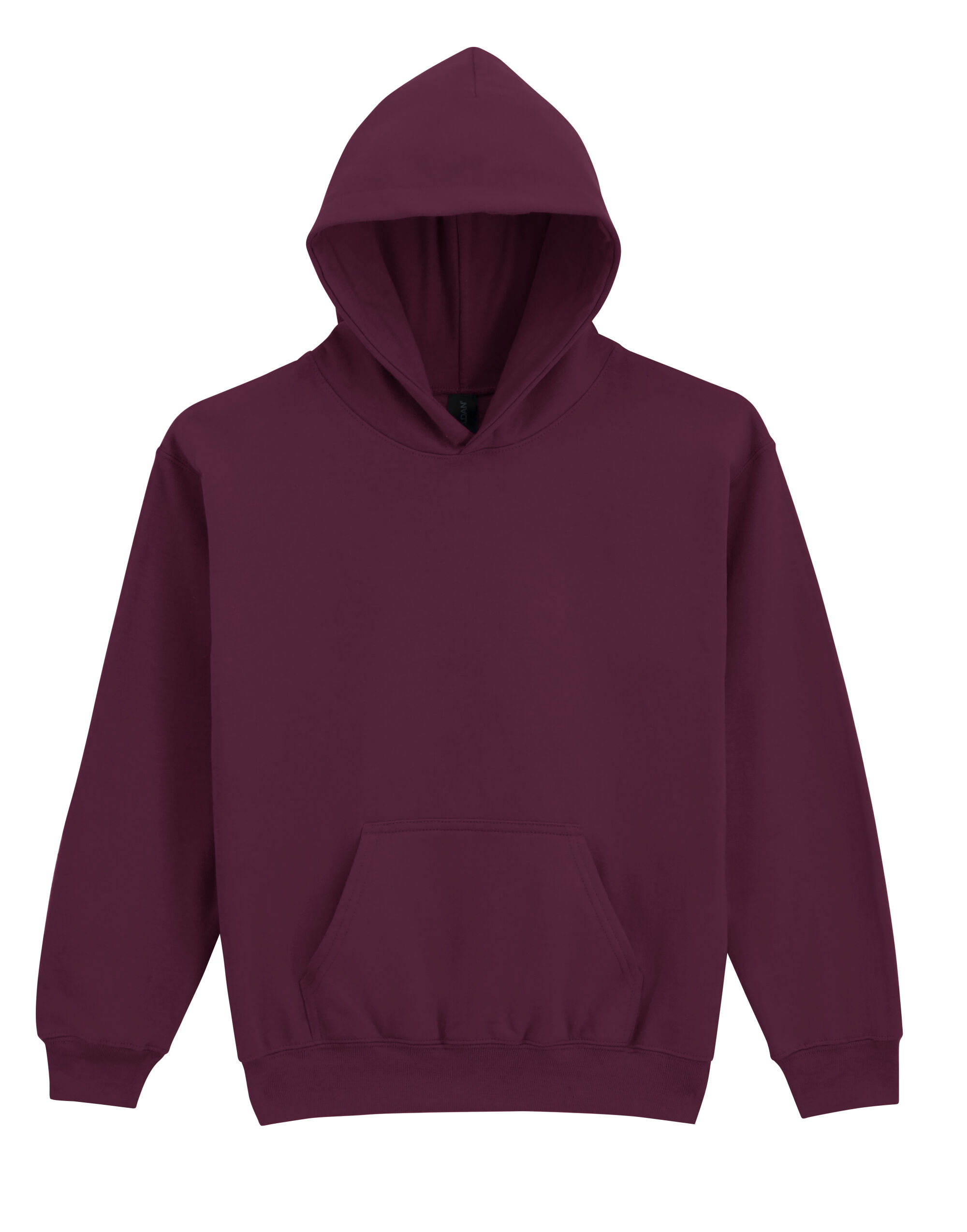 SF500B Softstyle Midweight Fleece Youth Hoodie Maroon