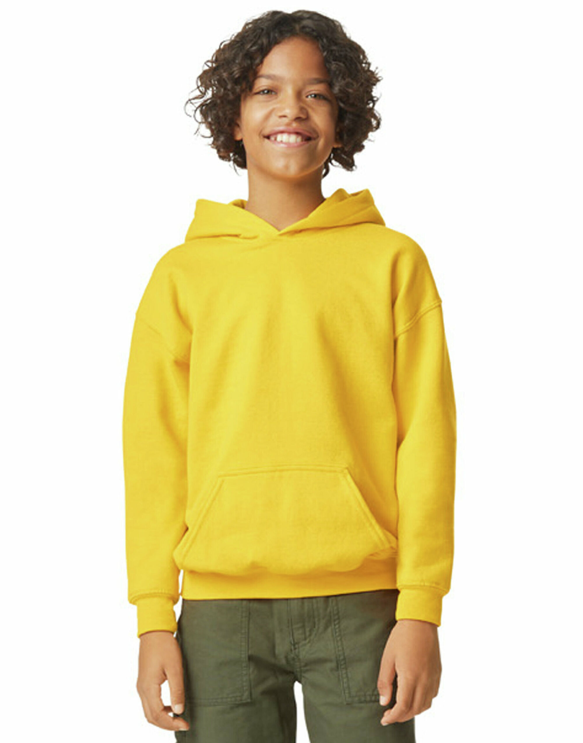 SF500B Softstyle Midweight Fleece Youth Hoodie Daisy