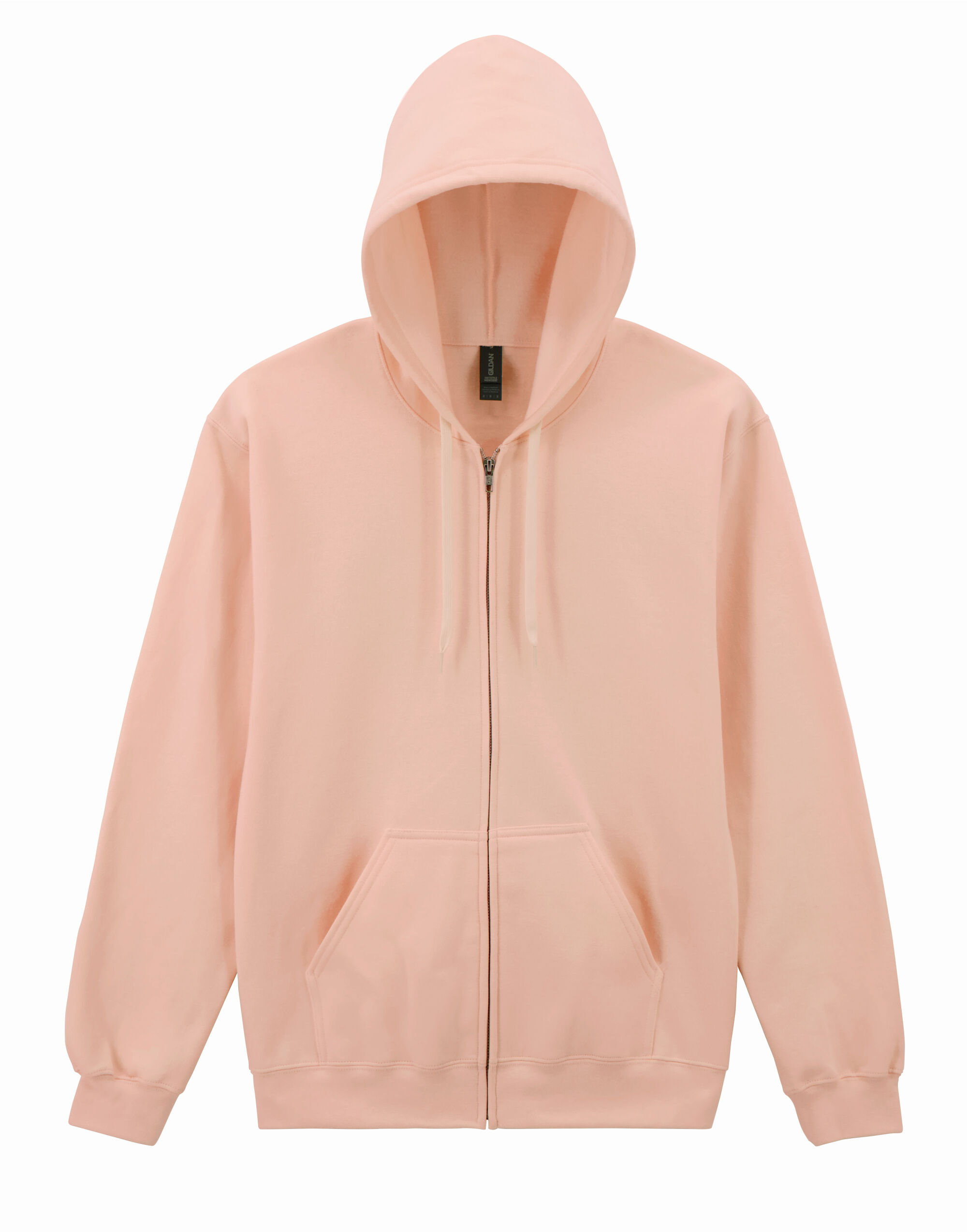 SF600 Softstyle Midweight Fleece Adult Full Zip Hooded Sweatshirt Dusty Rose
