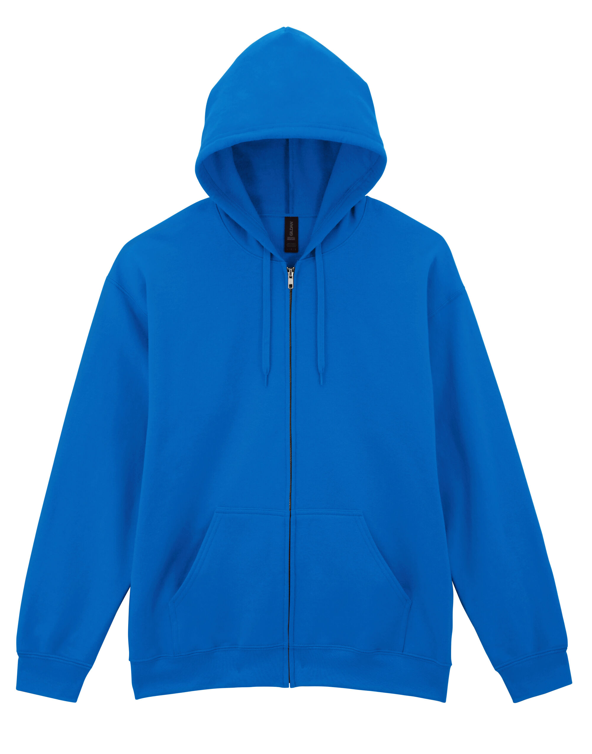 SF600 Softstyle Midweight Fleece Adult Full Zip Hooded Sweatshirt Royal