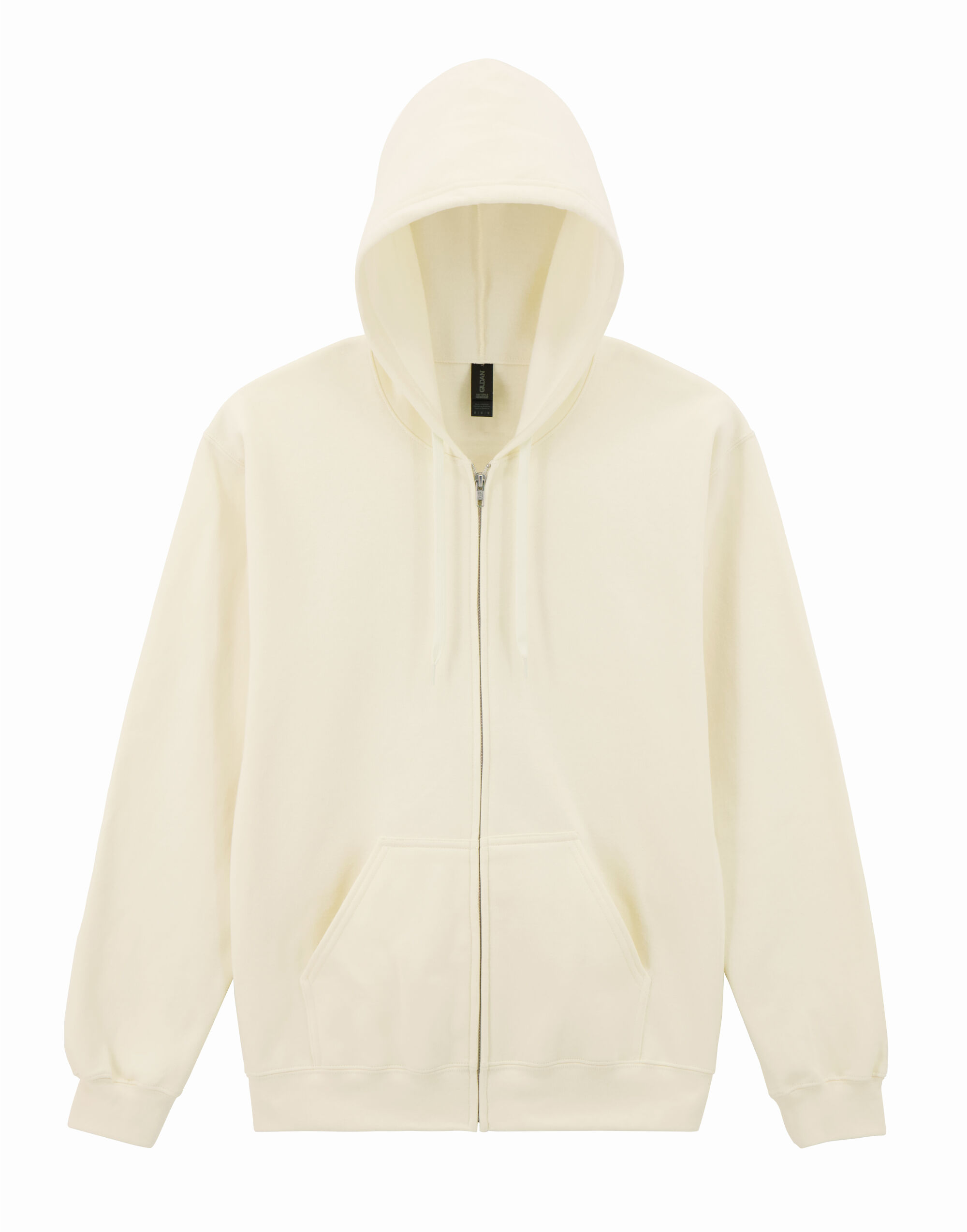 SF600 Softstyle Midweight Fleece Adult Full Zip Hooded Sweatshirt Off White