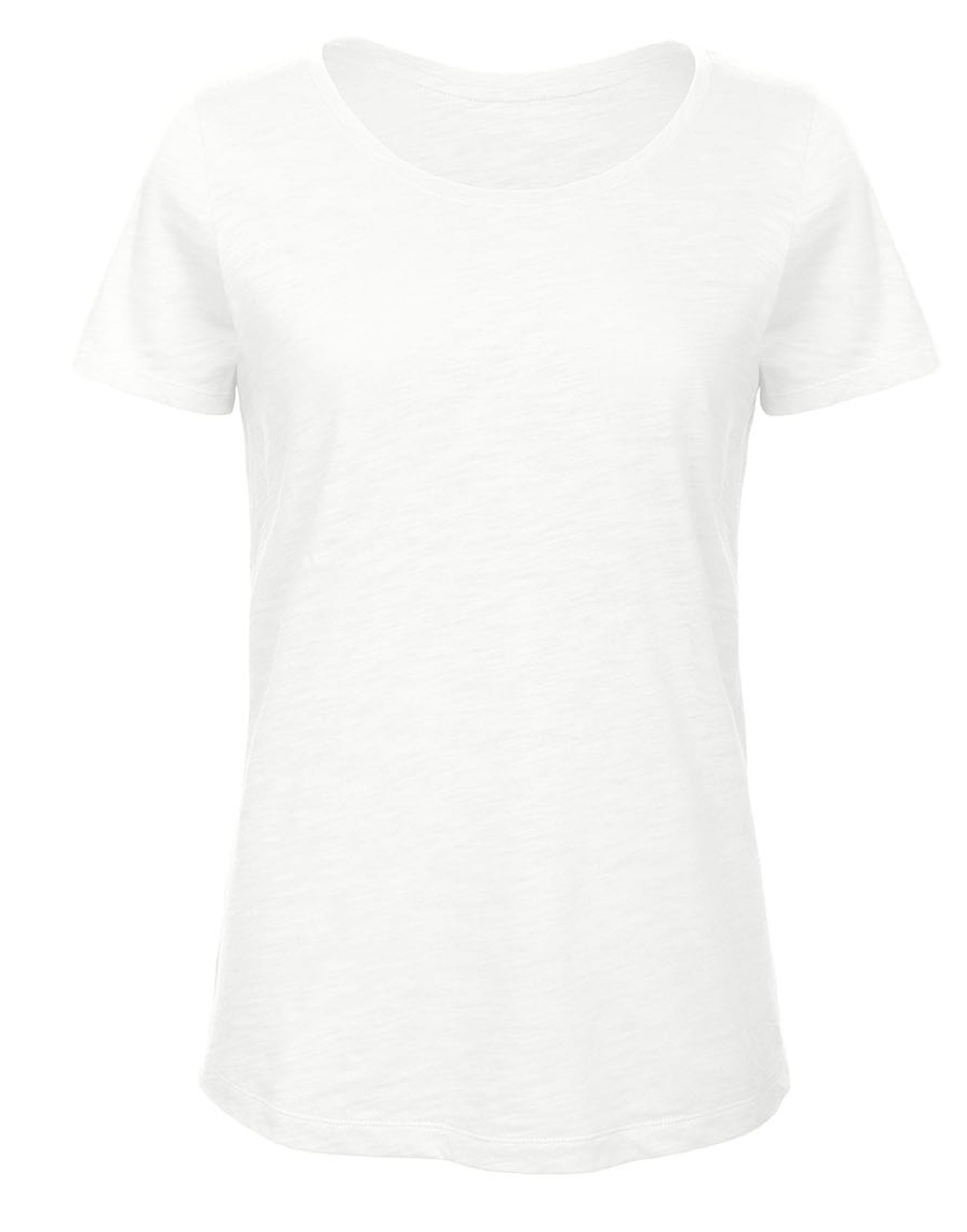 Chic Pure White Inspire Slub T/ Women_°