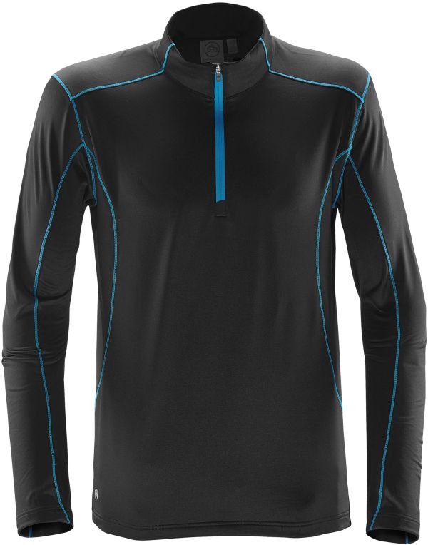 TFW-1 Men’s Pulse Fleece Pullover Black/Electric Blue TFW-1 Men’s Pulse Fleece Pullover Black/Electric Blue