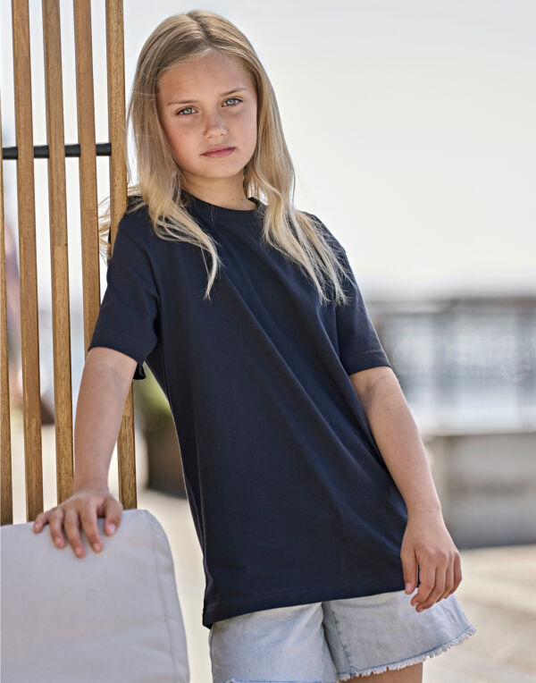 TJ1140B Unlabeled Junior Tee Heather Grey