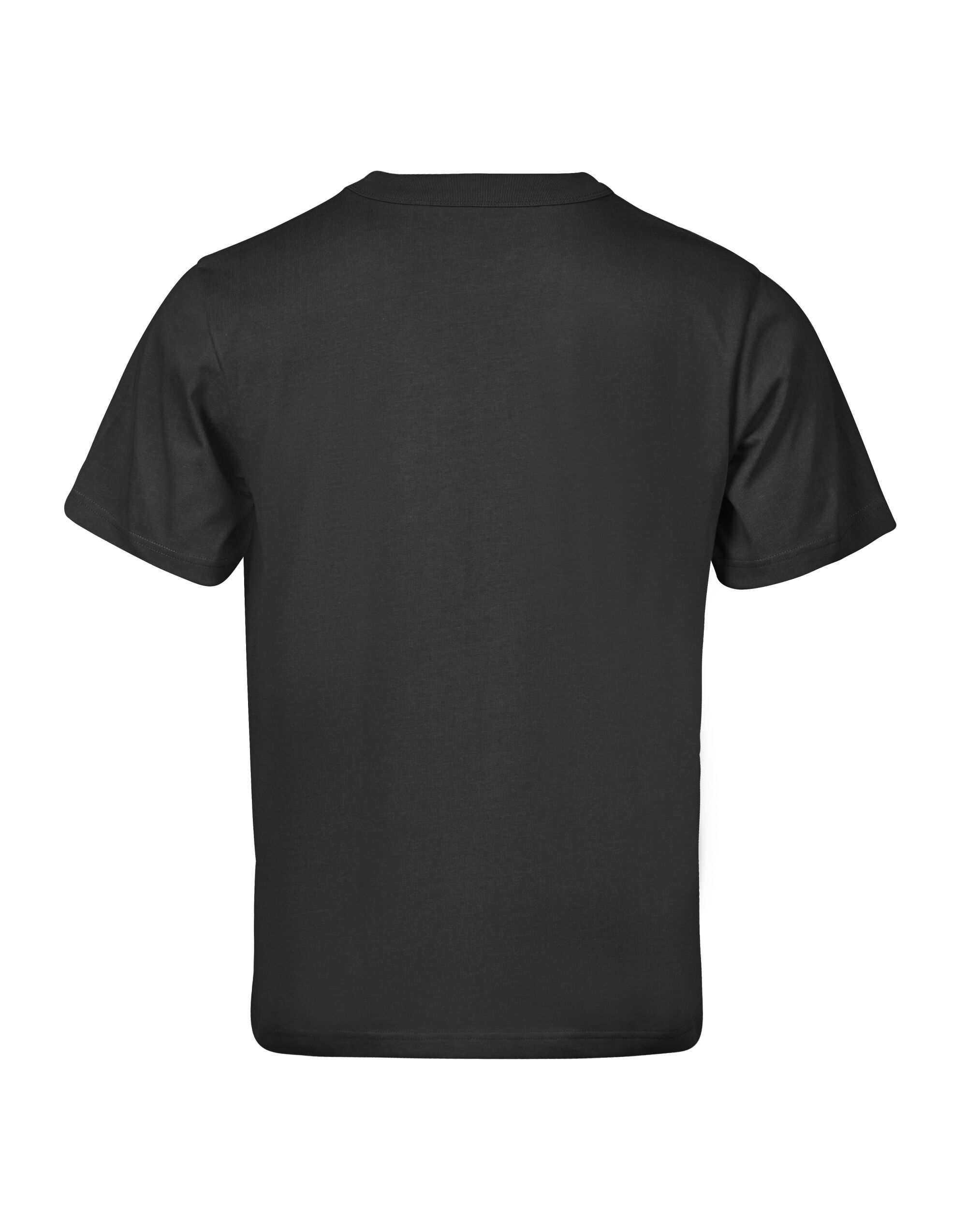 TJ1160 Black Unlabeled Loose Fit Tee