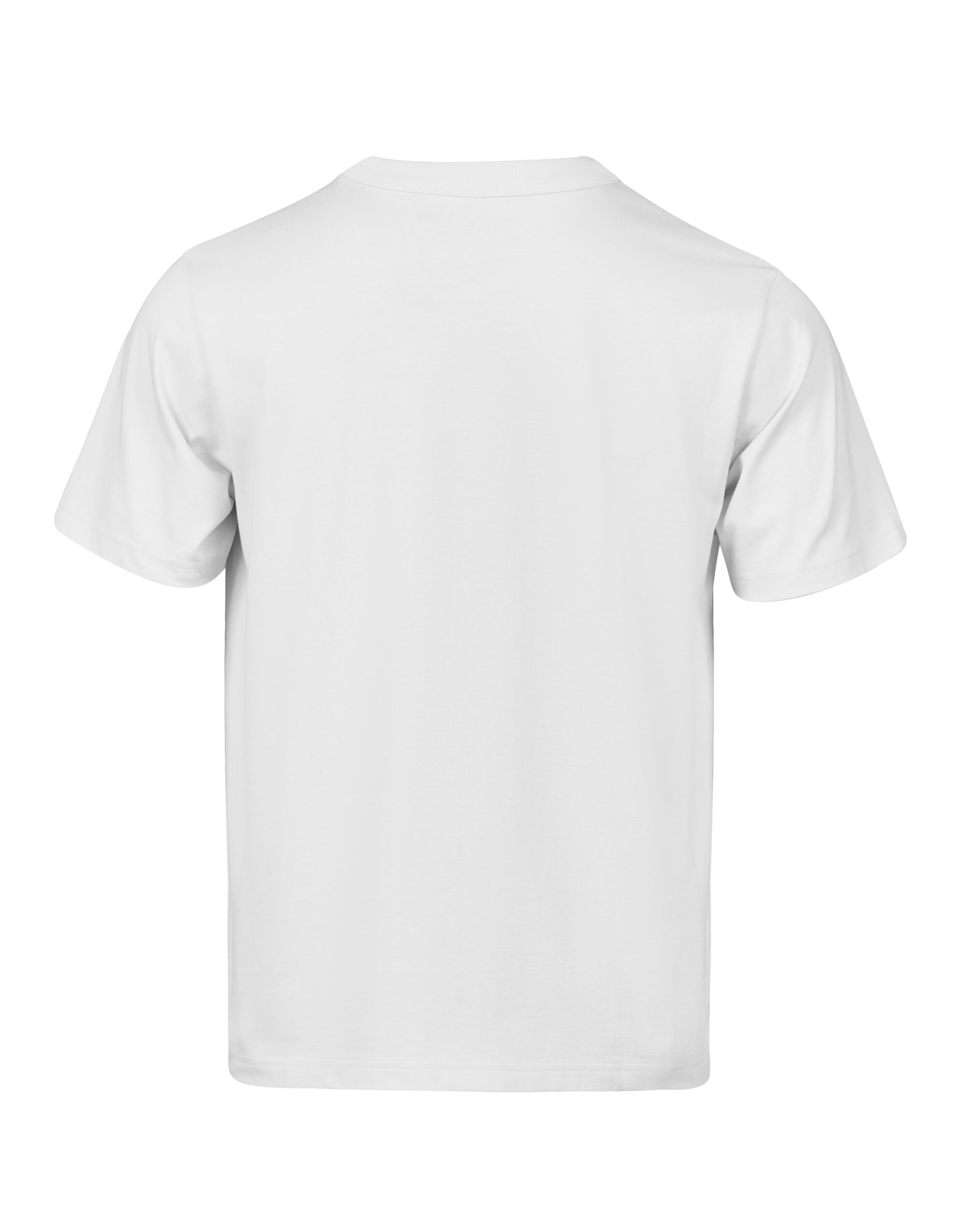 TJ1160 White Unlabeled Loose Fit Tee