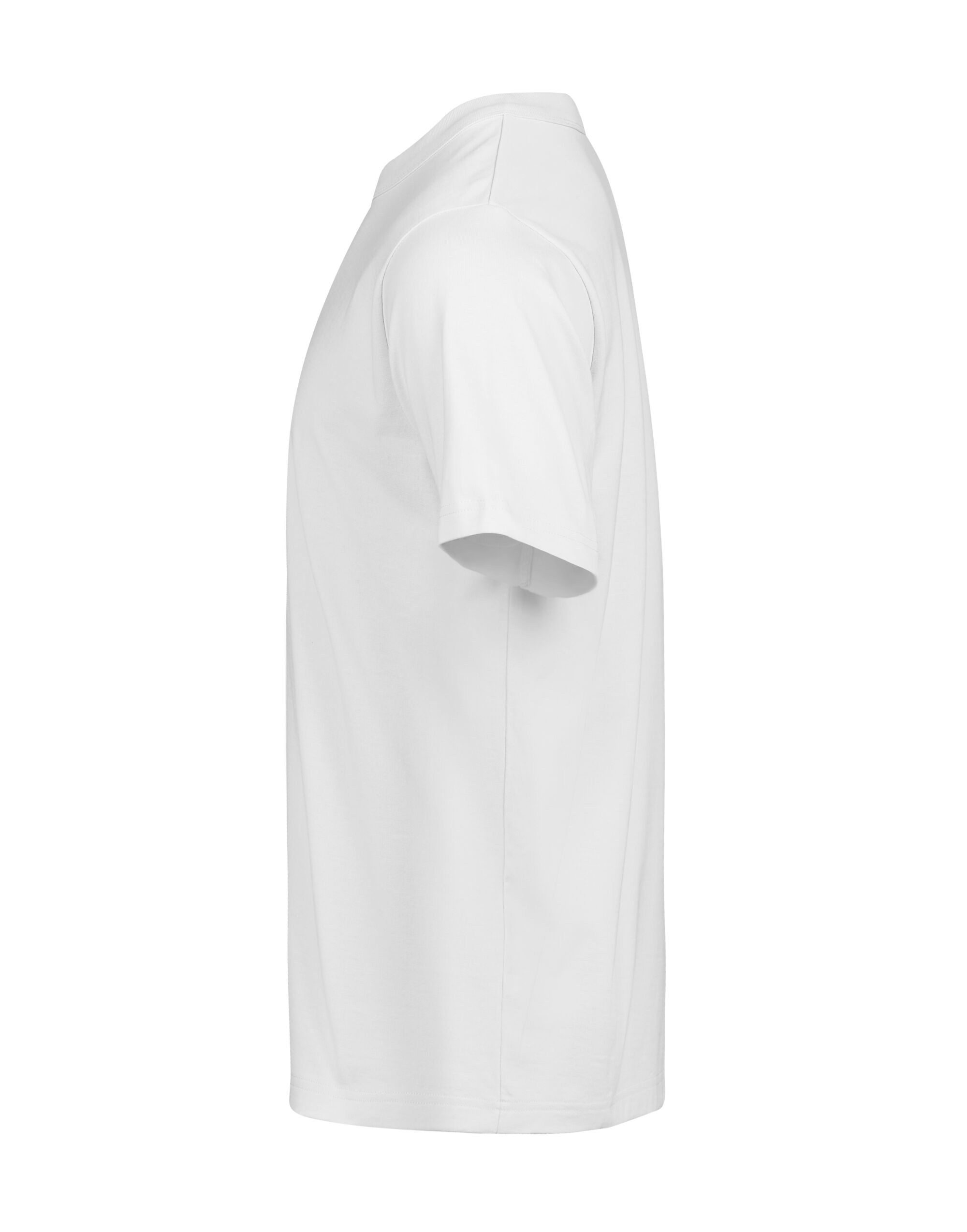 TJ1160 White Unlabeled Loose Fit Tee