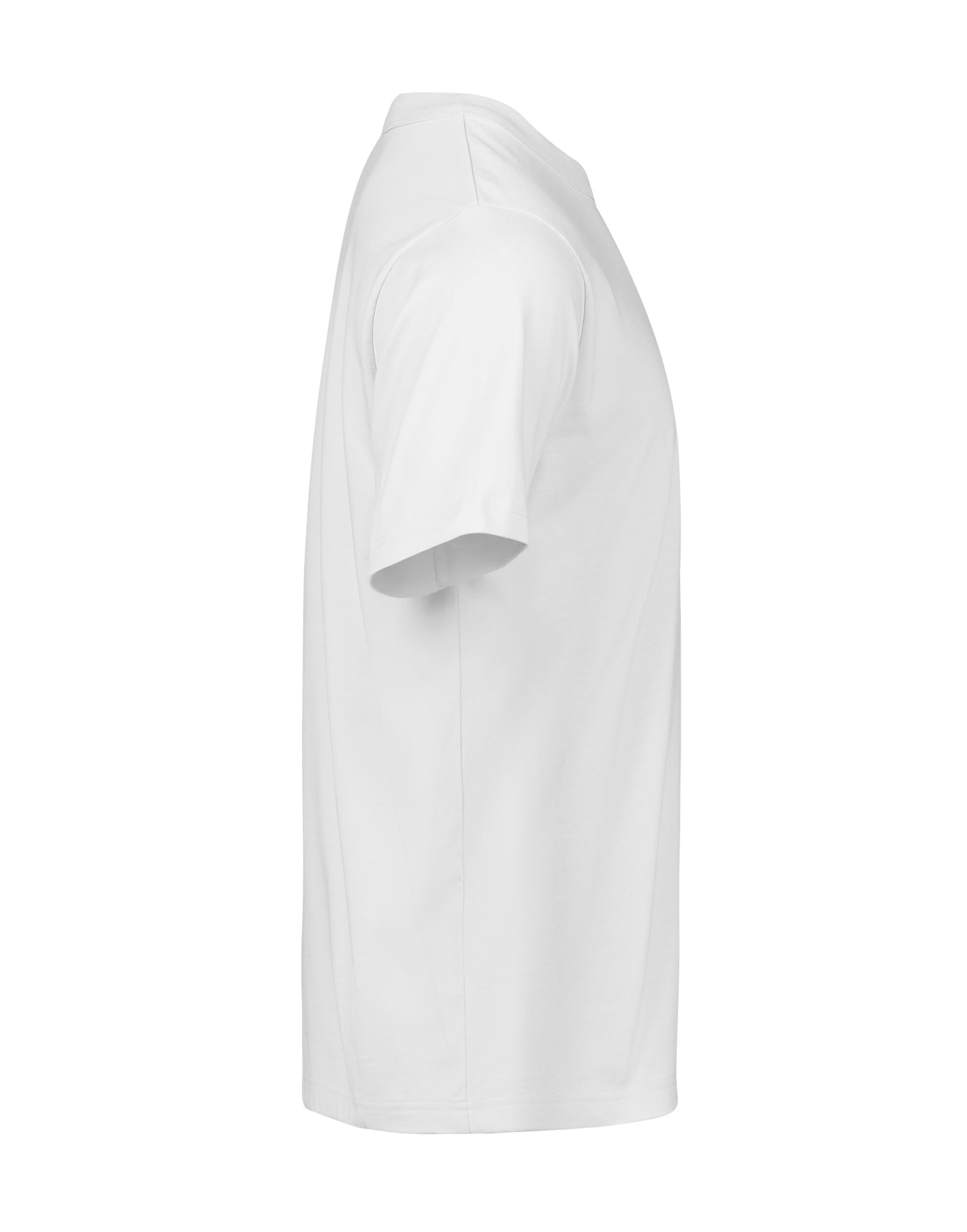 TJ1160 White Unlabeled Loose Fit Tee