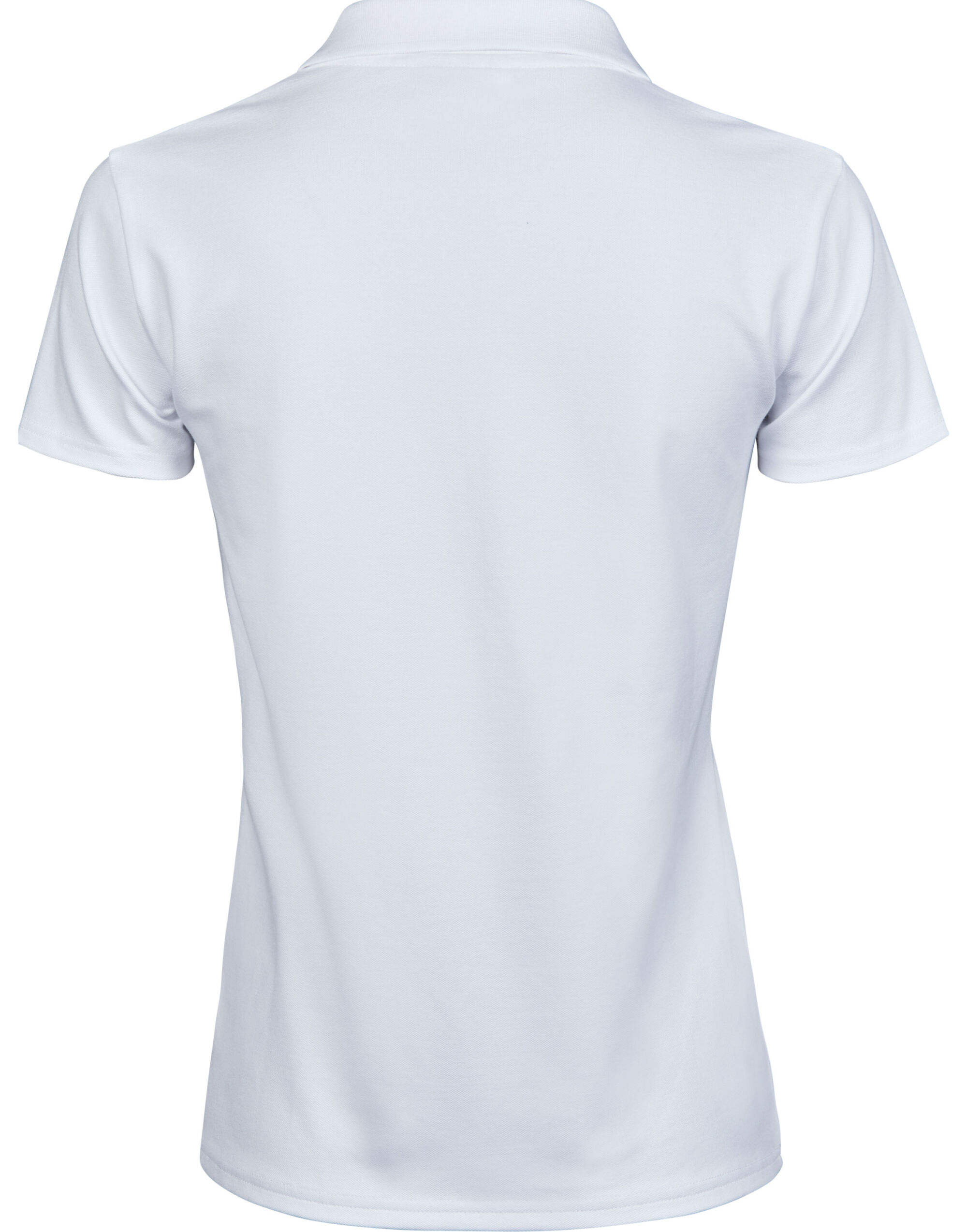 TJ1409 Women’s Luxury Stretch V-Neck Polo White