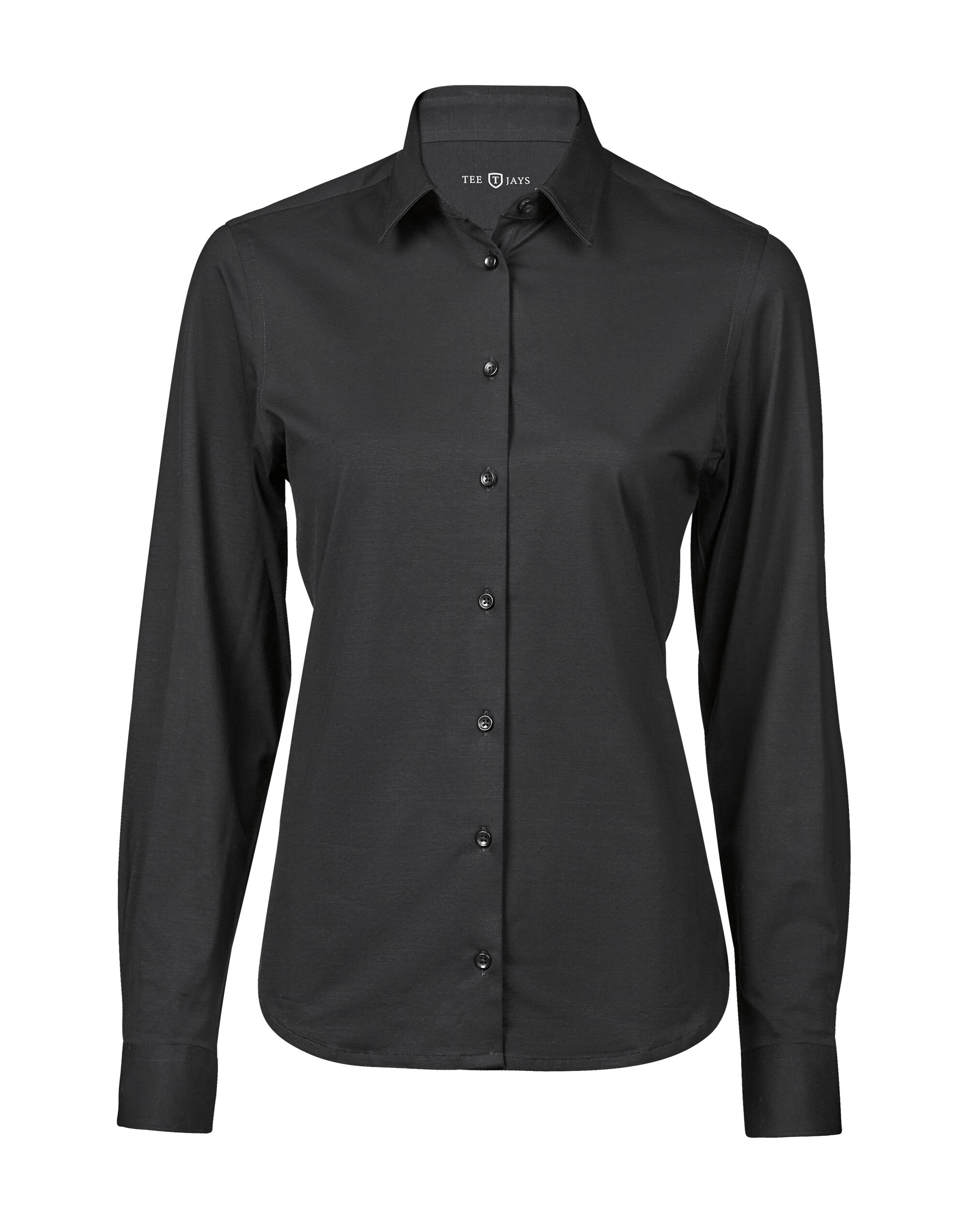 TJ4031 Women’s Active Stretch Shirt Black TJ4031 Women’s Active Stretch Shirt Black