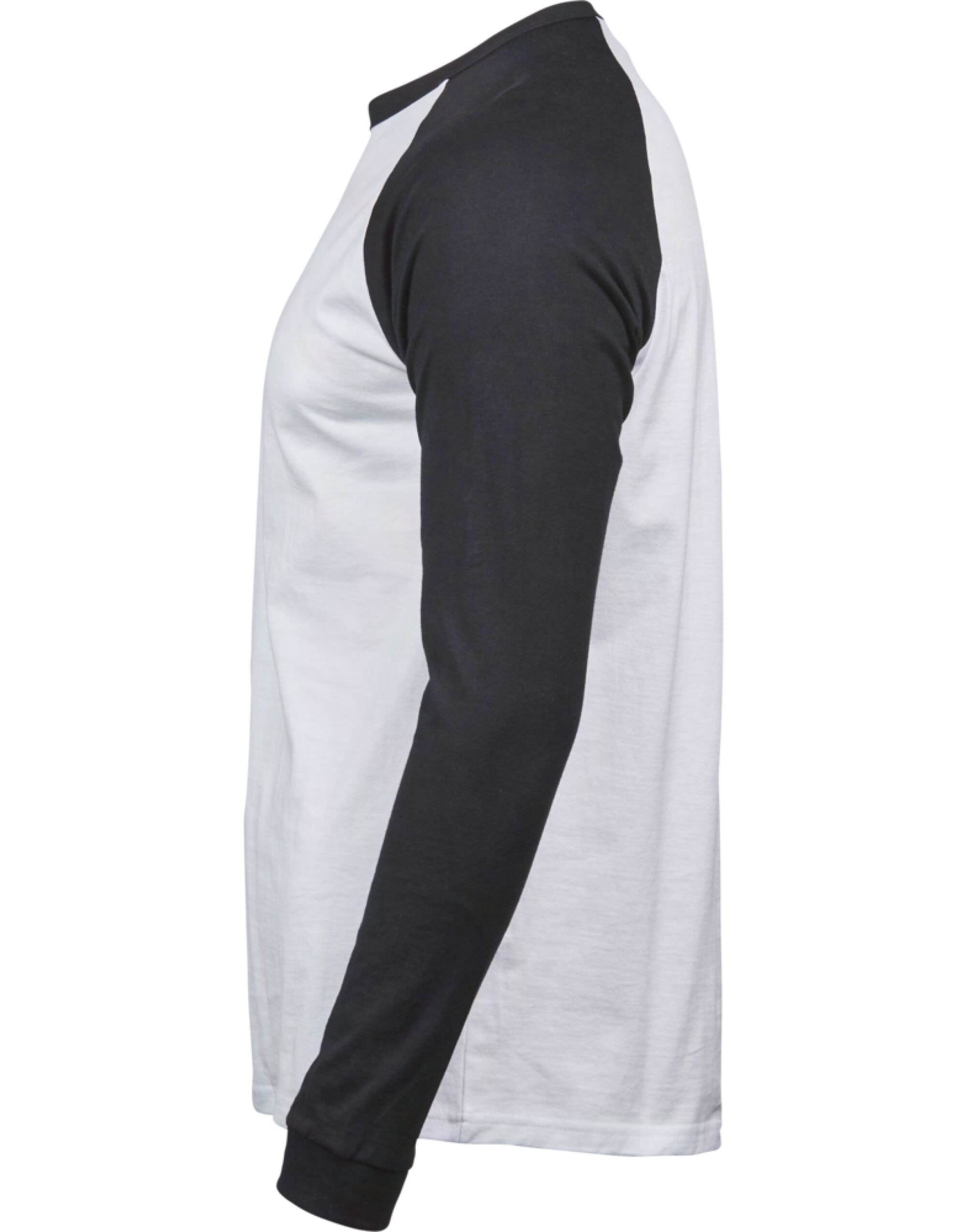 TJ5072 Men’s Baseball Tee White/Black