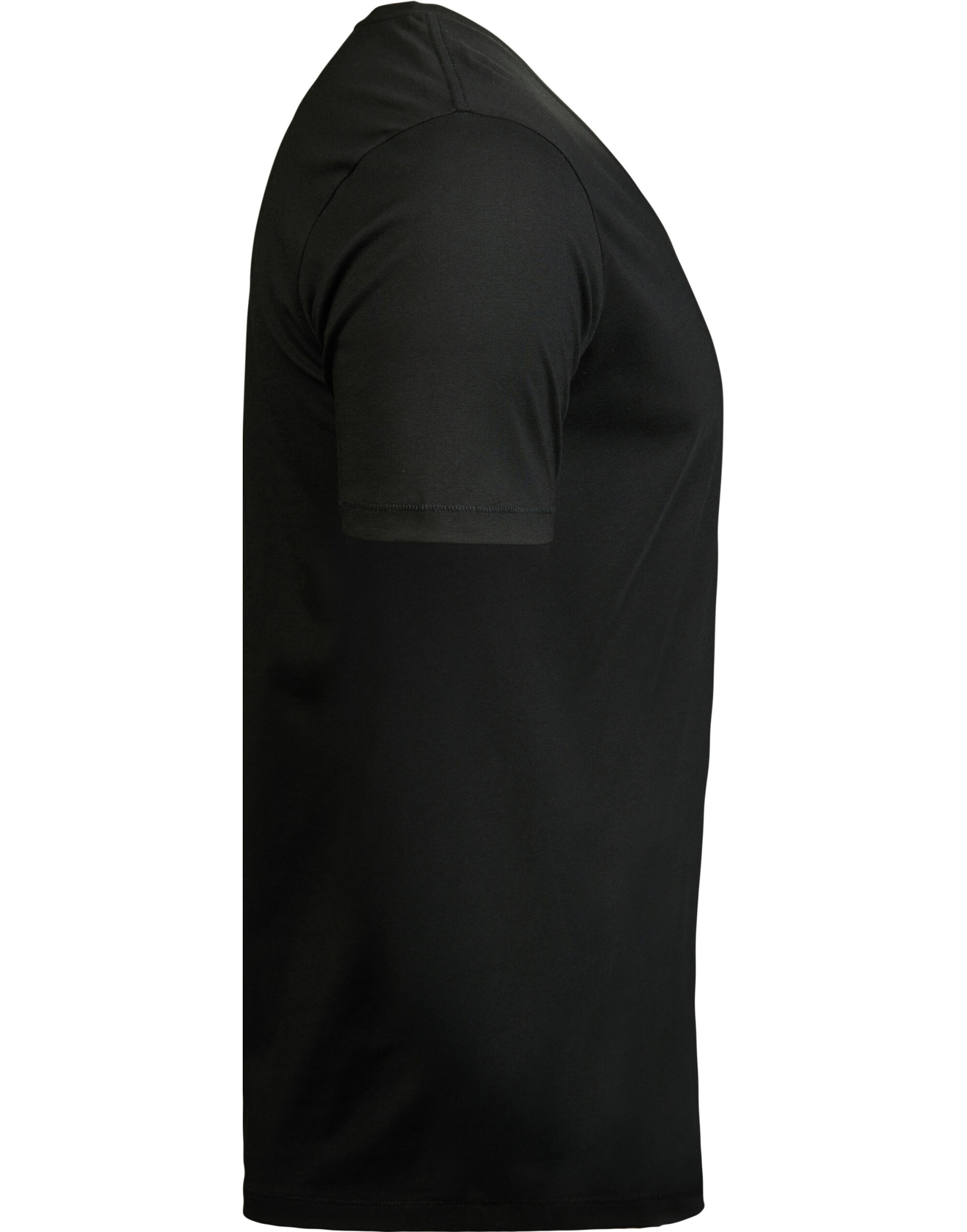 TJ5004 Men’s Luxury V-Neck Tee Black
