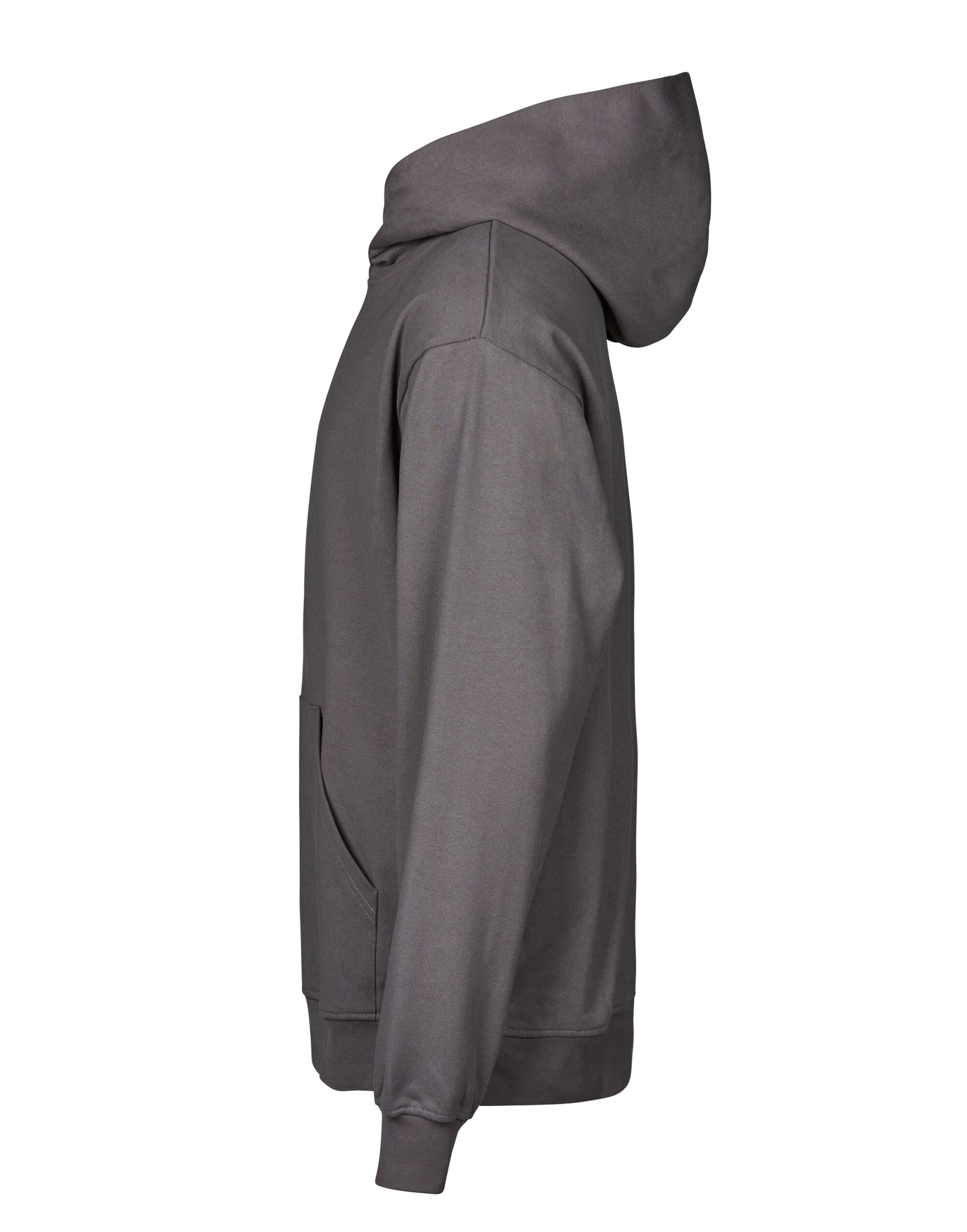 TJ5162 Powder Grey Unlabeled Heavy Loose Fit Hooded Sweatshirt