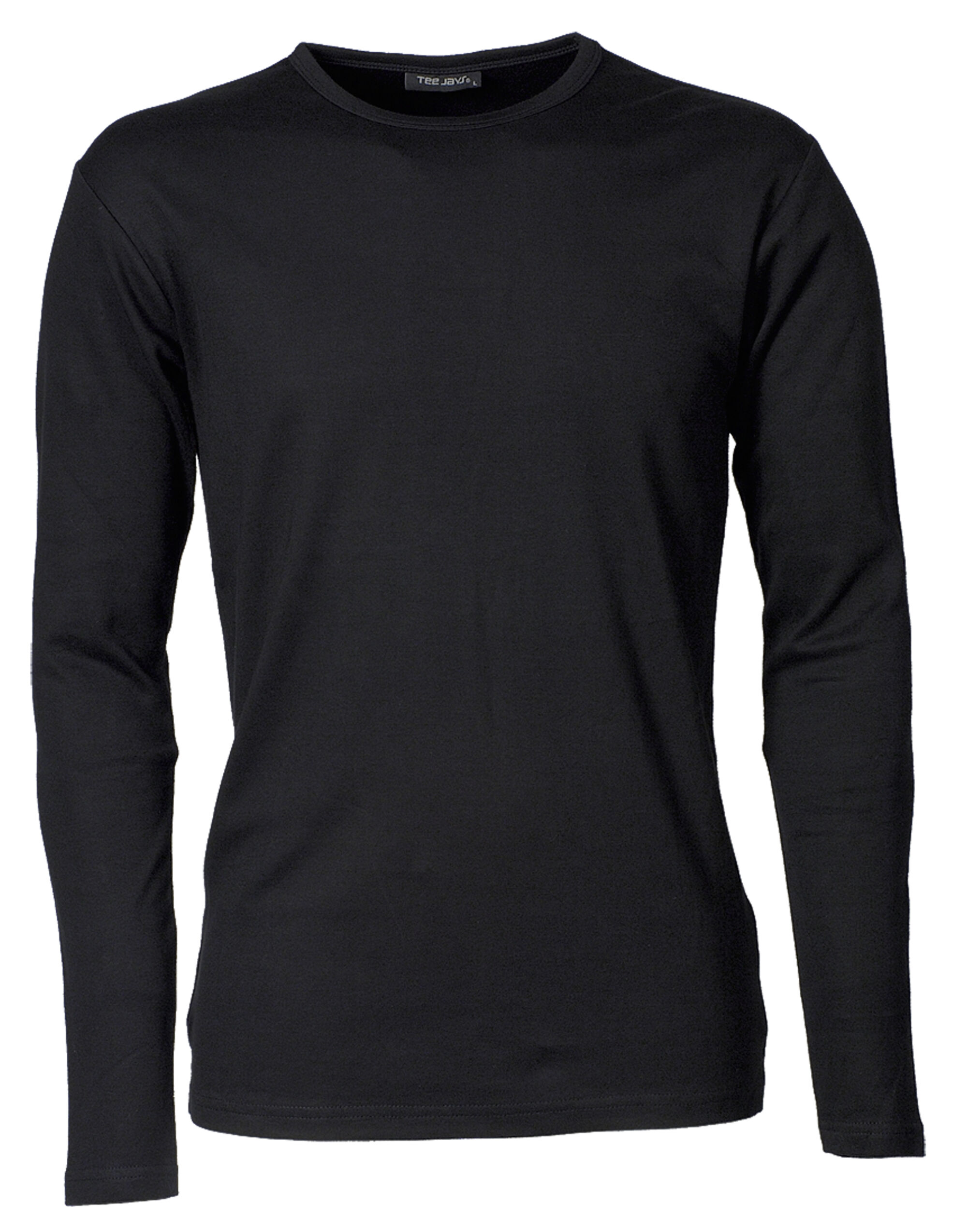 TJ530 Men’s Long Sleeve Interlock Tee Black TJ530 Men’s Long Sleeve Interlock Tee Black