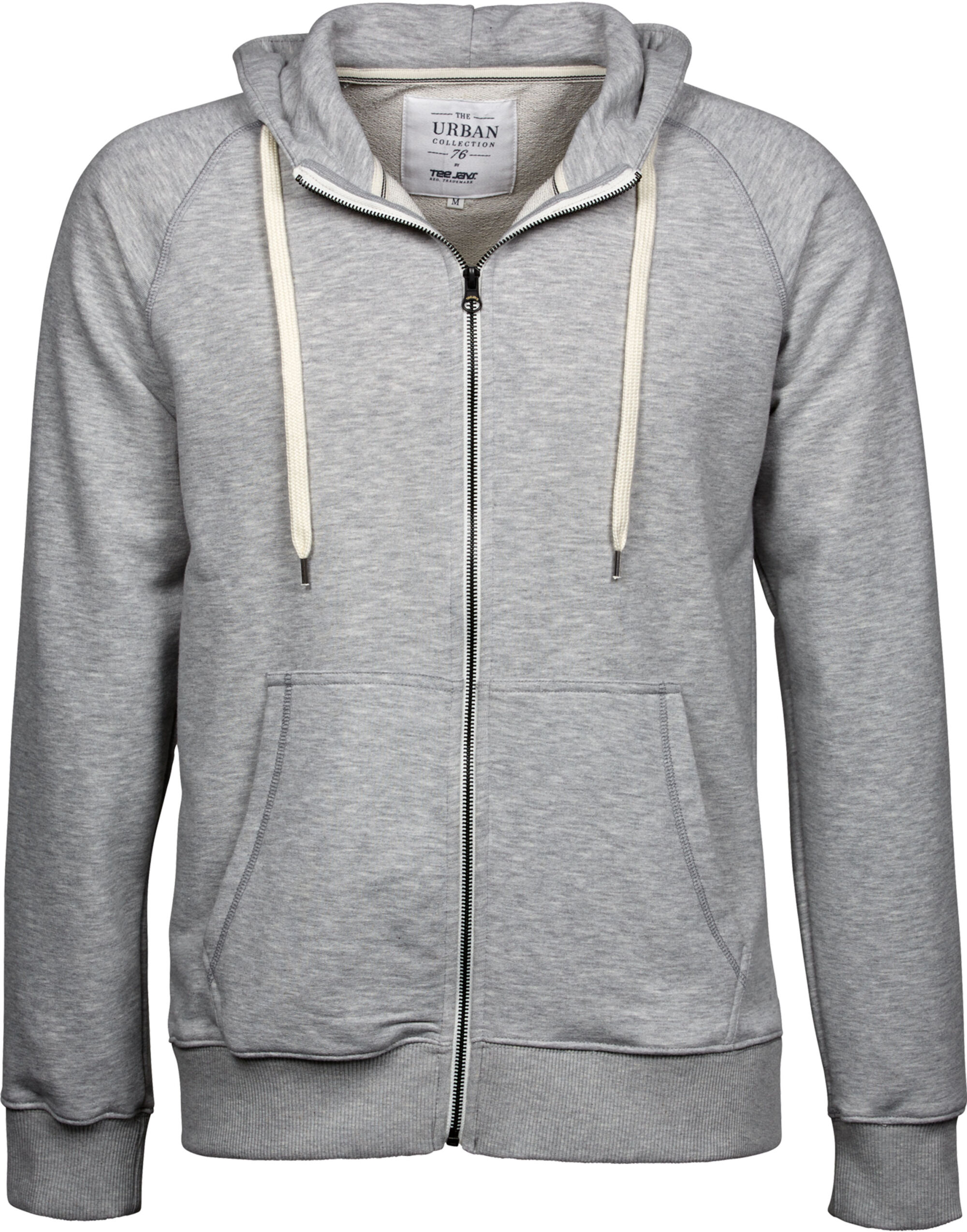 Heather Grey Men’s Urban Zip Hoodie