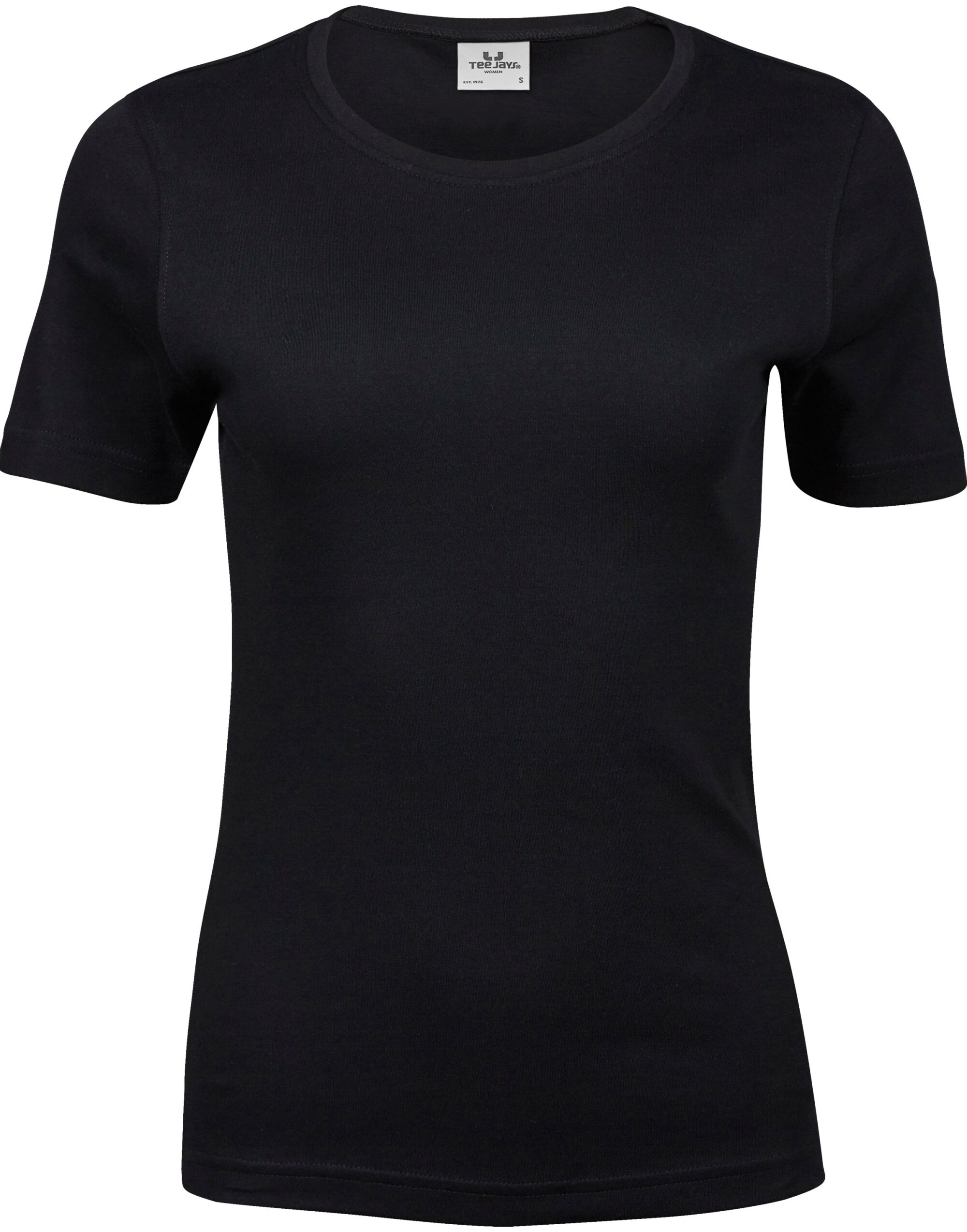 TJ580 Ladies’ Interlock Tee Black TJ580 Ladies’ Interlock Tee Black
