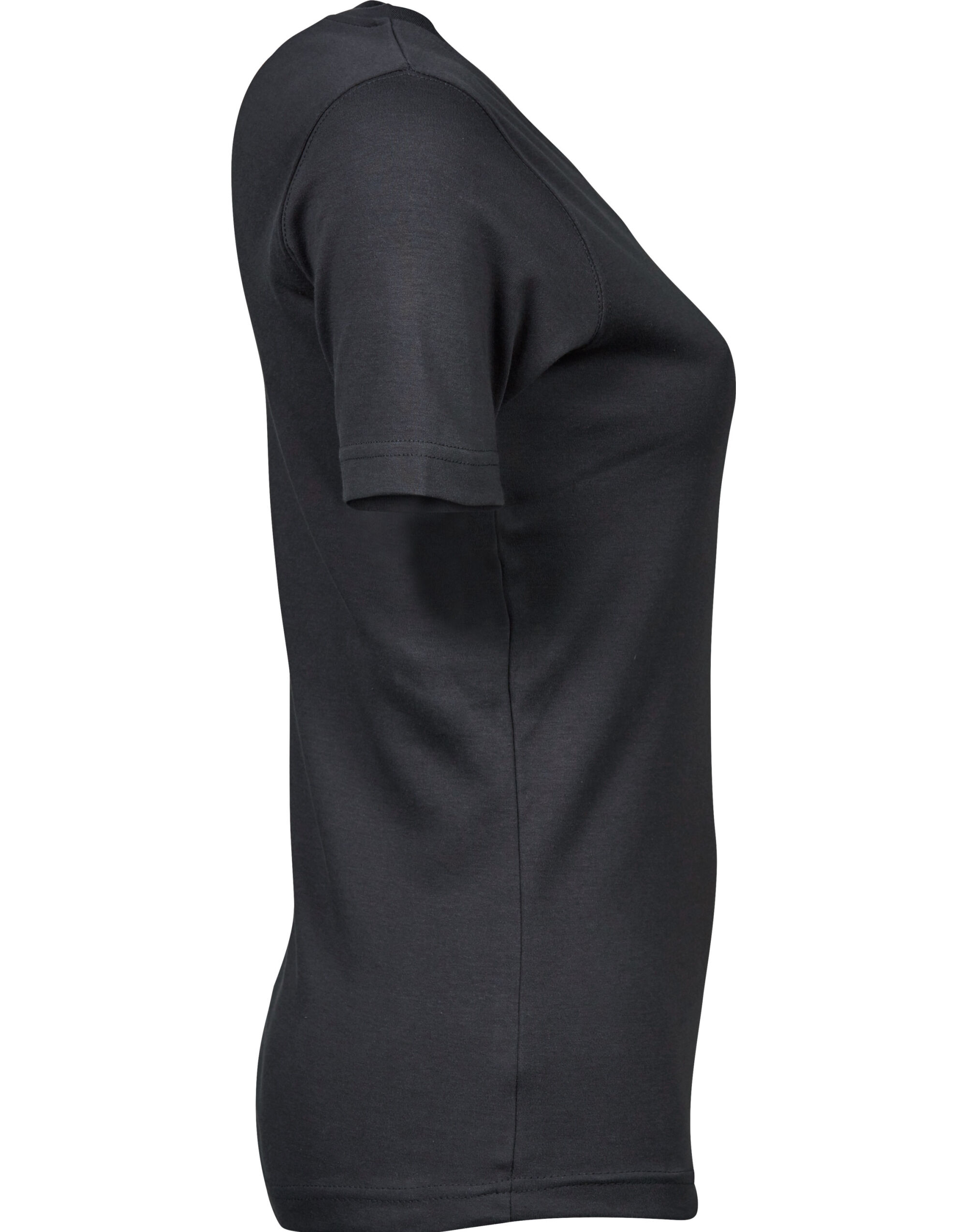TJ580 Ladies’ Interlock Tee Dark Grey