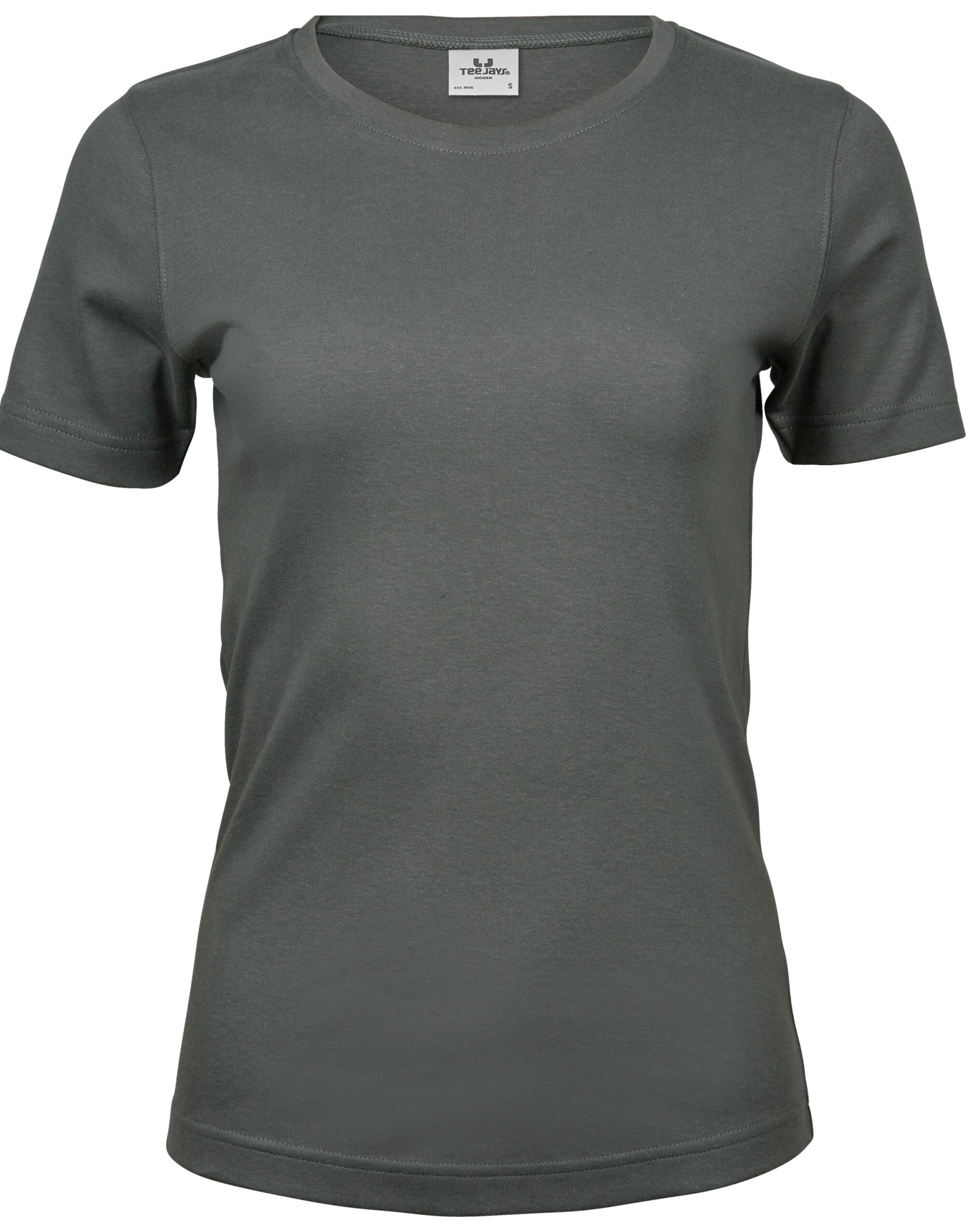 TJ580 Ladies’ Interlock Tee Powder Grey TJ580 Ladies’ Interlock Tee Powder Grey