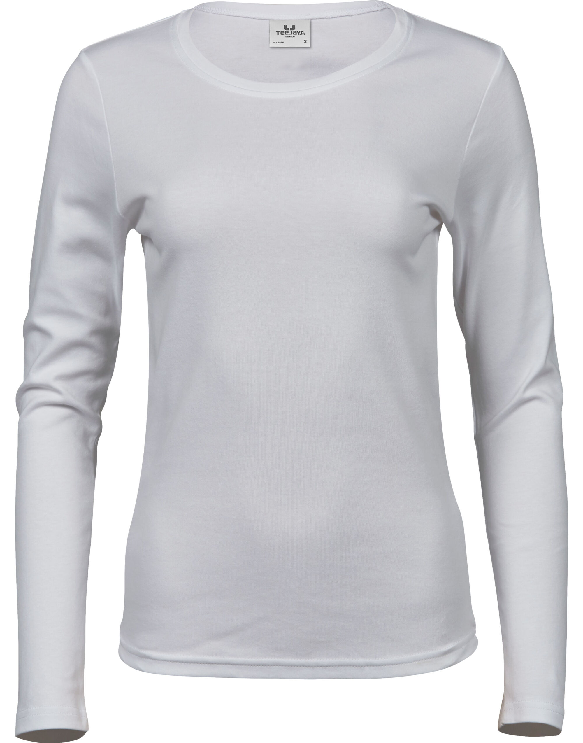 TJ590 Ladies’ Long Sleeve Interlock Tee White TJ590 Ladies’ Long Sleeve Interlock Tee White