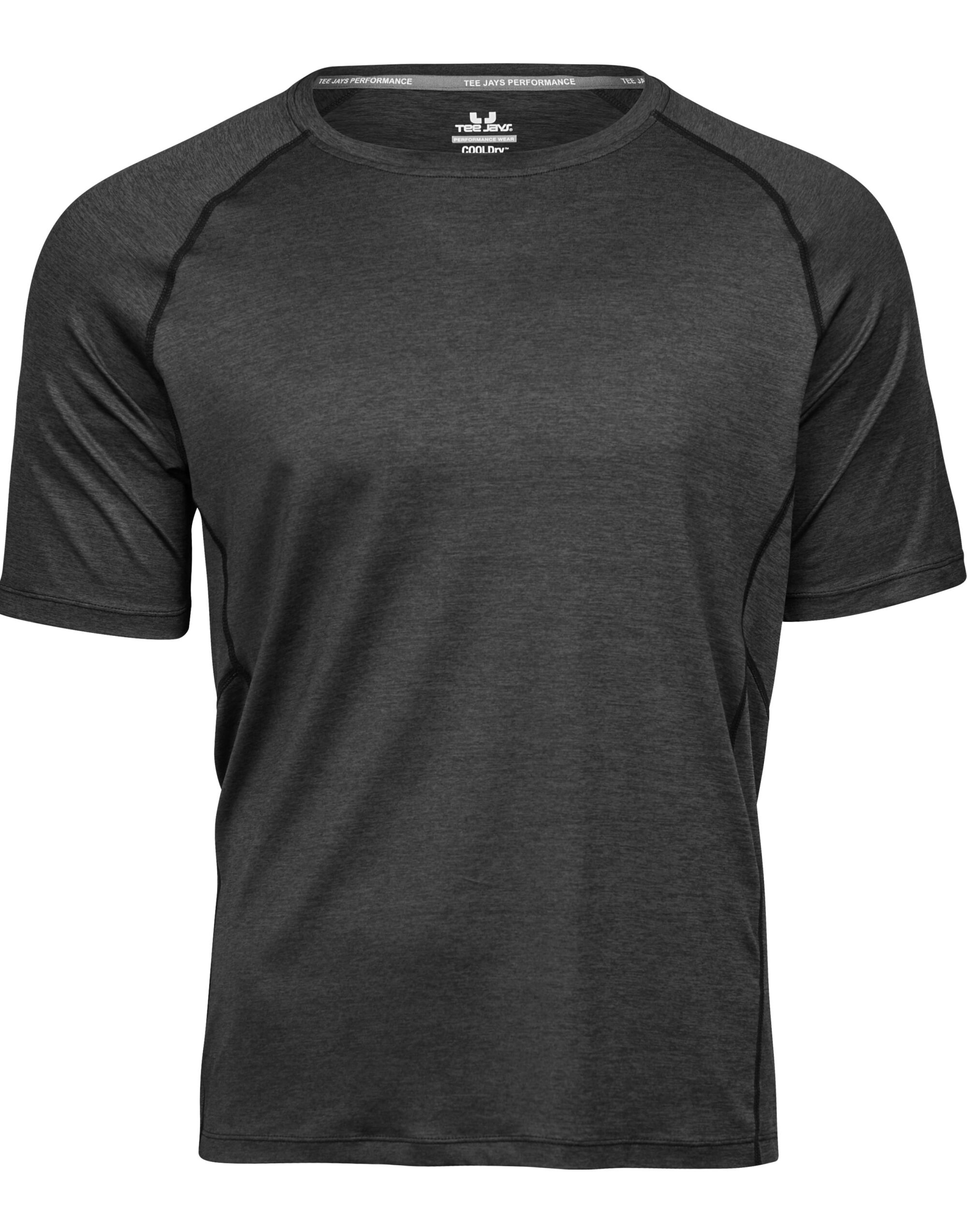 TJ7020 Men’s CoolDry Tee Black Melange