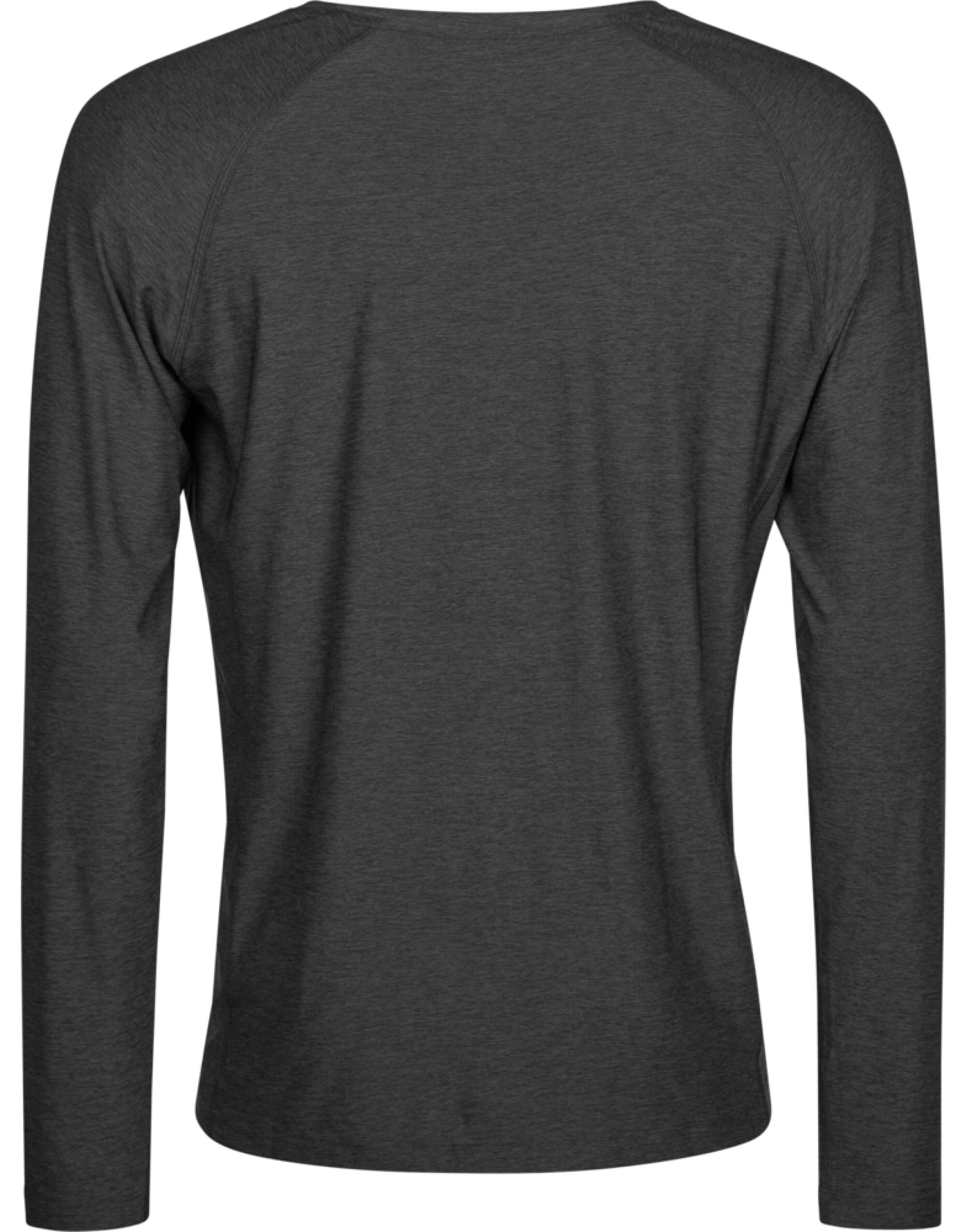 TJ7022 Black Melange Long Sleeve CoolDry Tee