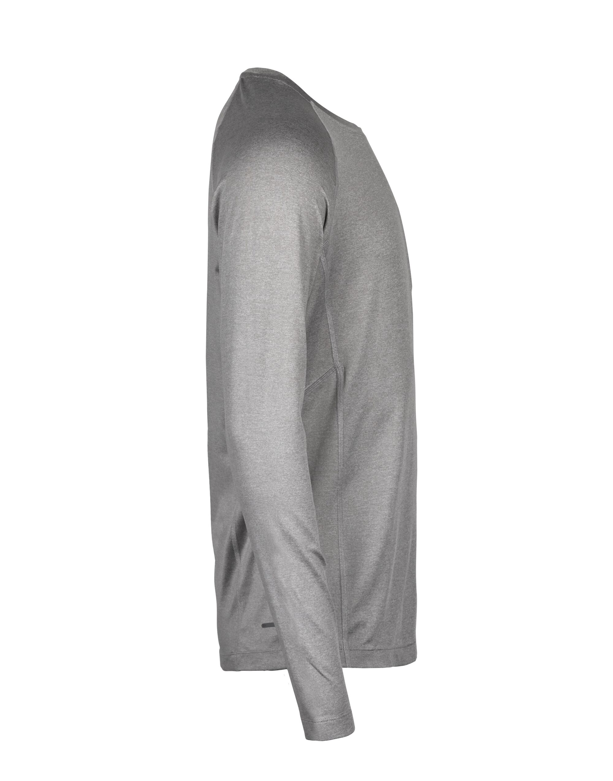 TJ7022 Long Sleeve CoolDry Tee Grey Melange