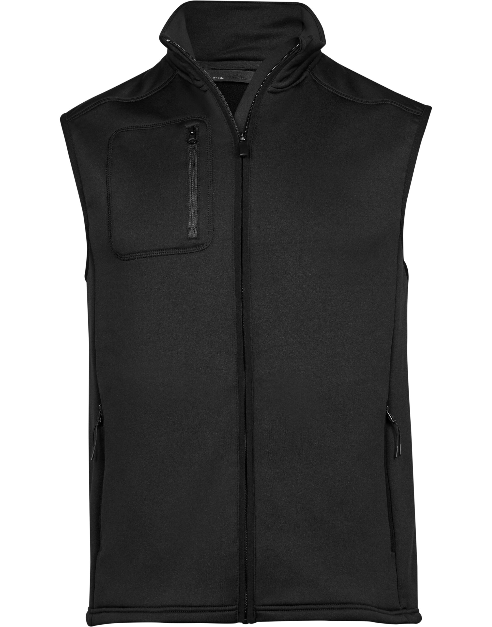 TJ9104 Men’s Stretch Fleece Bodywarmer Black
