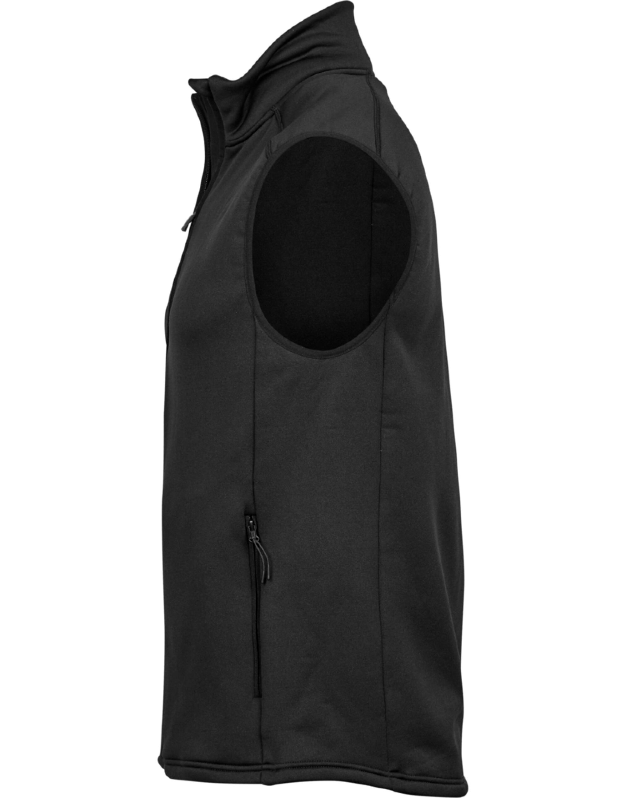 TJ9104 Men’s Stretch Fleece Bodywarmer Black